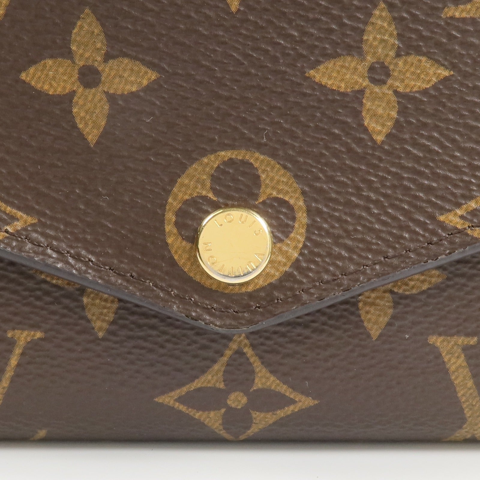 LOUIS VUITTON Monogram Portefeuille Sarah金扣長錢包