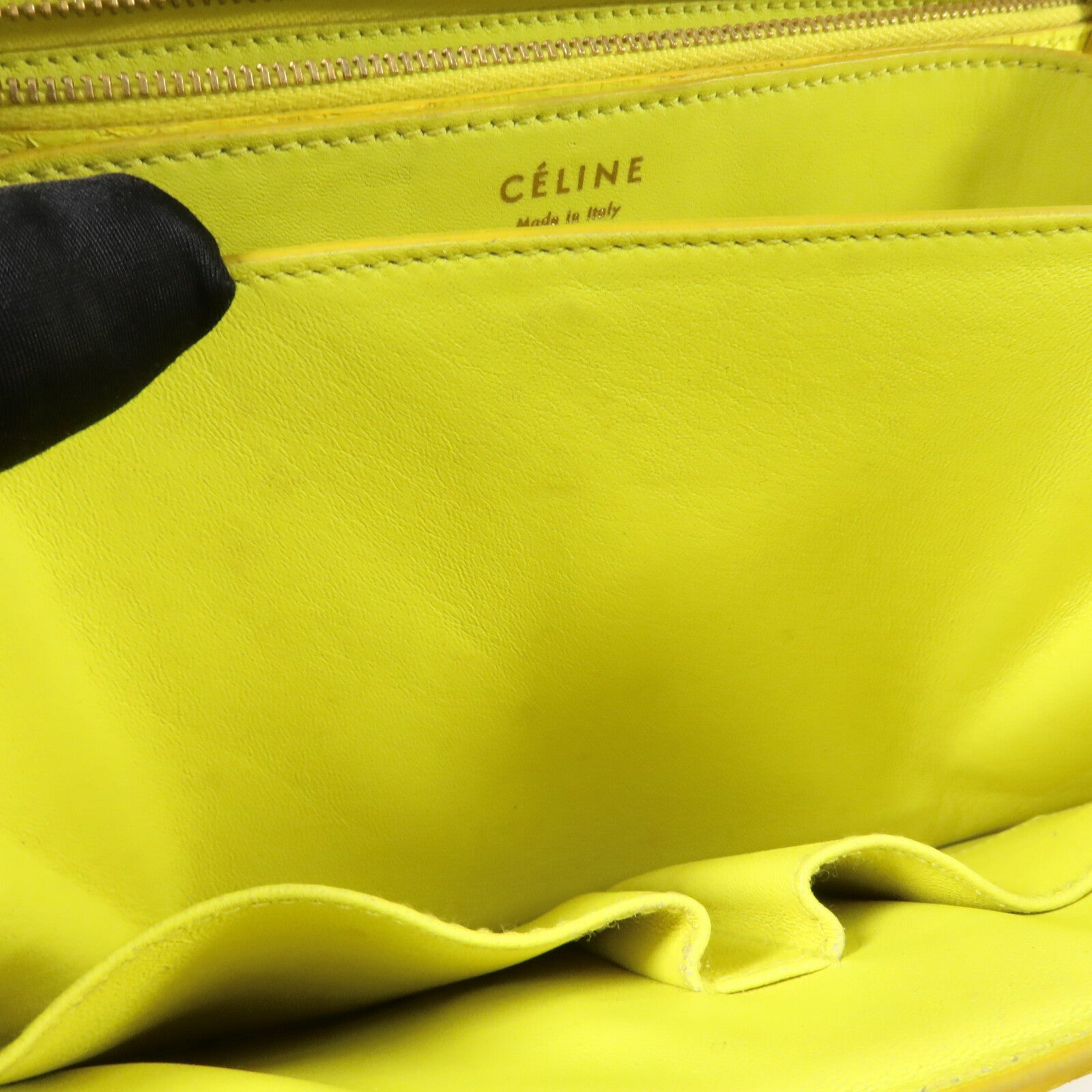CELINE 蛇皮皮革Classic Box Medium肩背袋