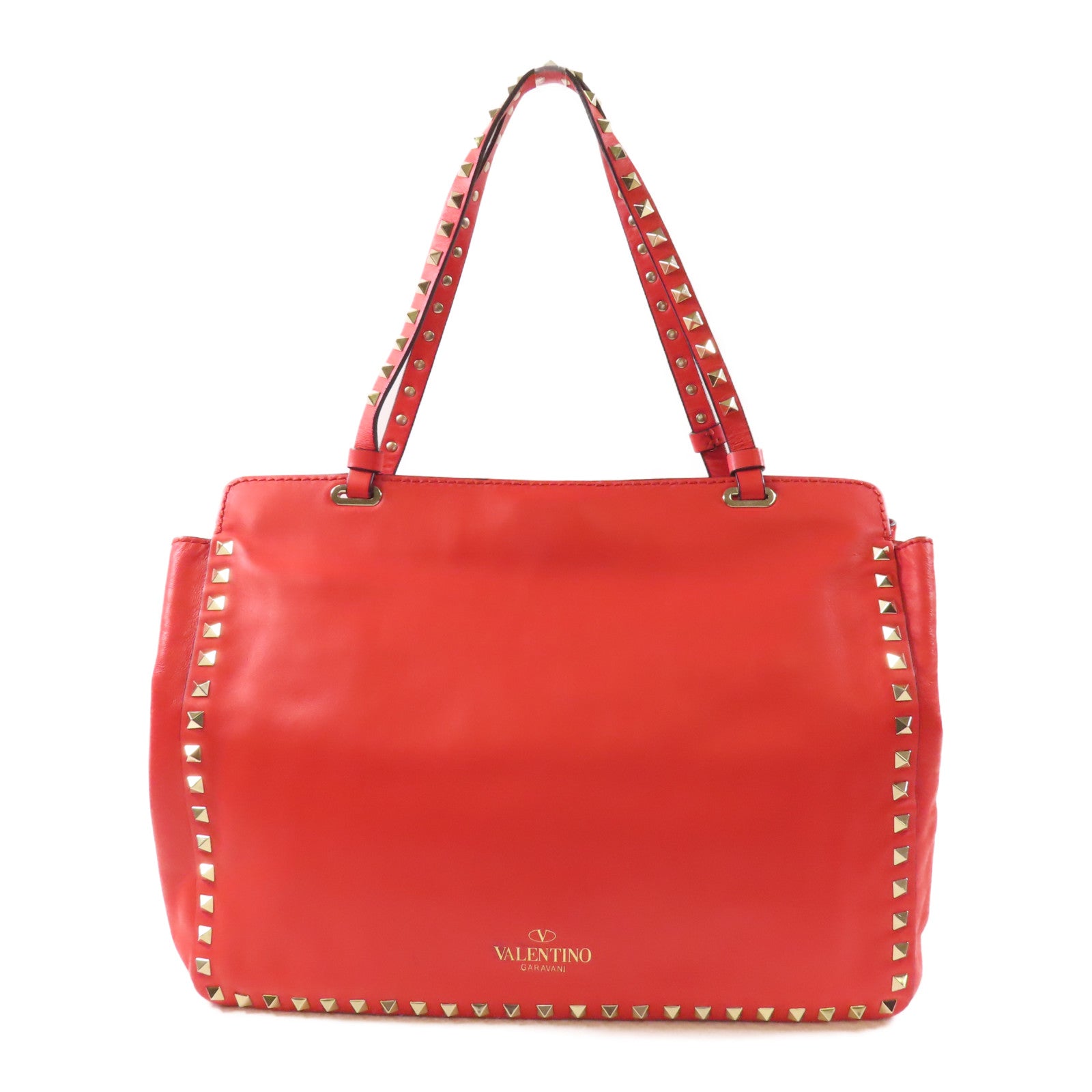 Valentino 牛皮皮革2way Shoulder Bag金扣手挽肩背兩用袋
