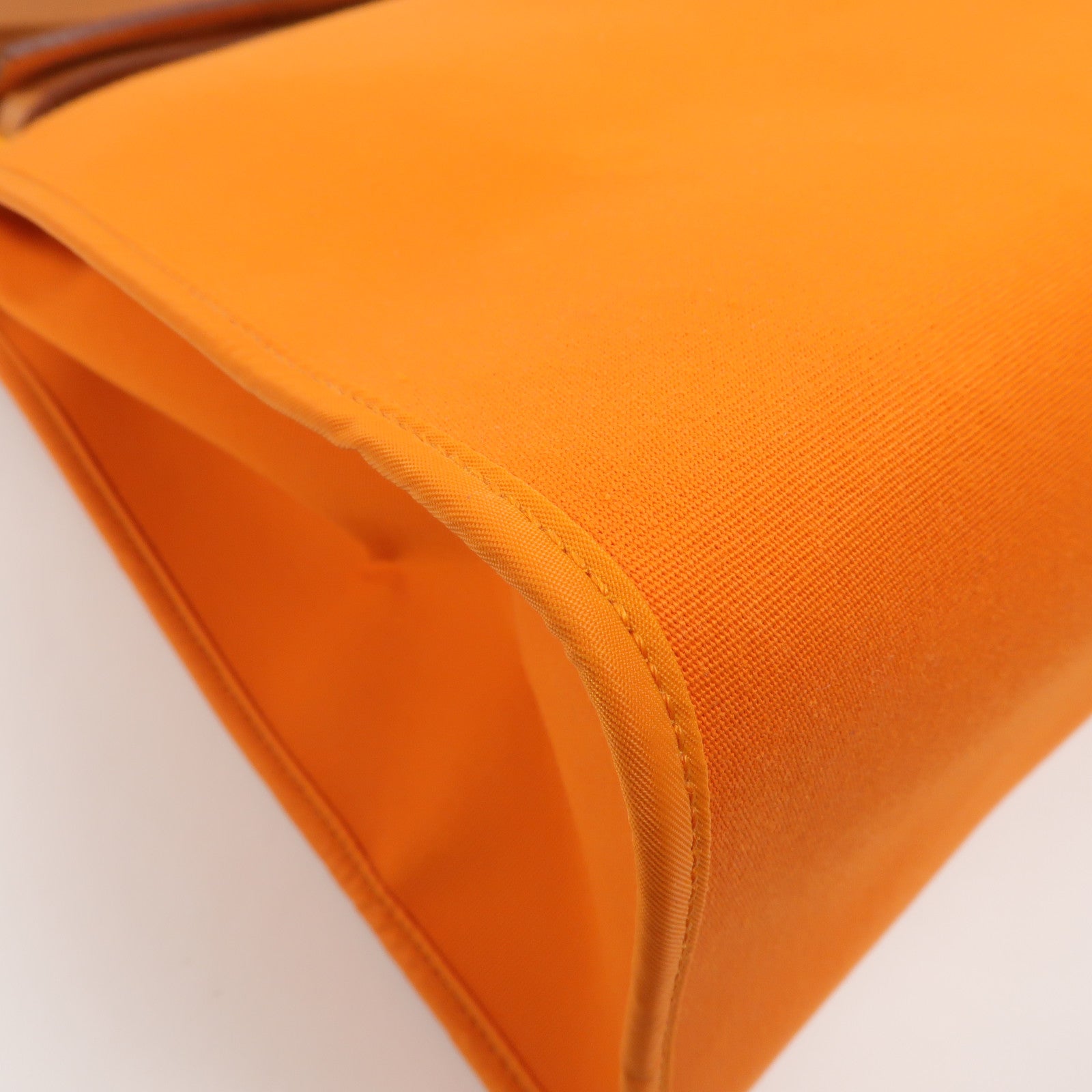 HERMES 帆布Herbag GM手挽肩背兩用袋Orange