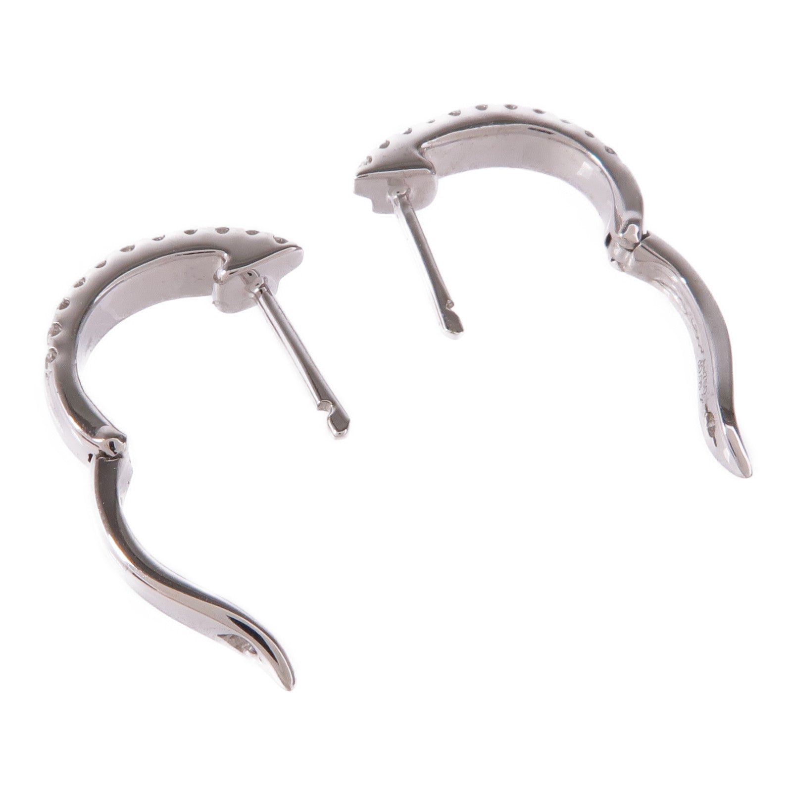 JEWELRY Diamond Earrings 18K White Gold