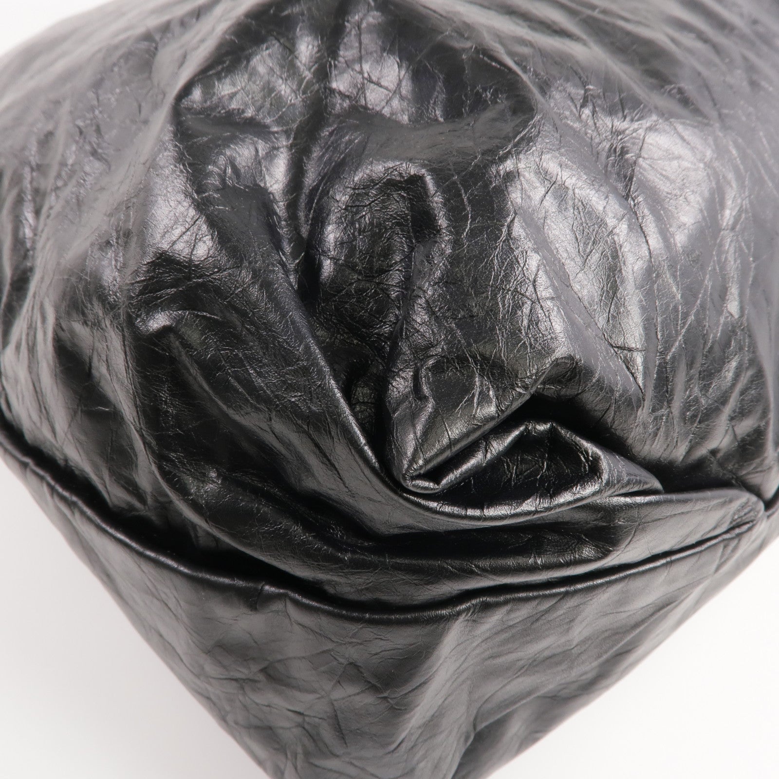 BALENCIAGA 牛皮皮革Crush Bag金扣鏈帶肩背袋