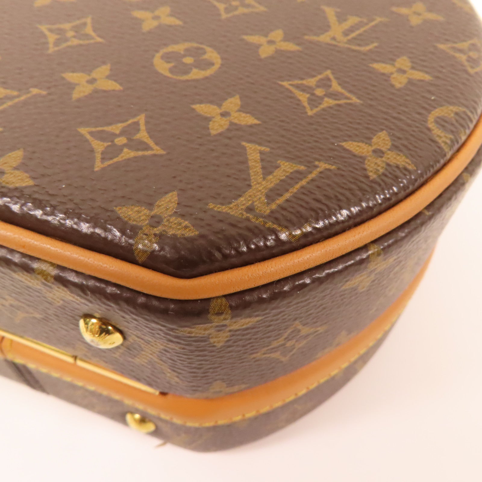 LOUIS VUITTON LV GHW Petite Boite Chapeau 2 Way Shoulder Bag Monogram M43514