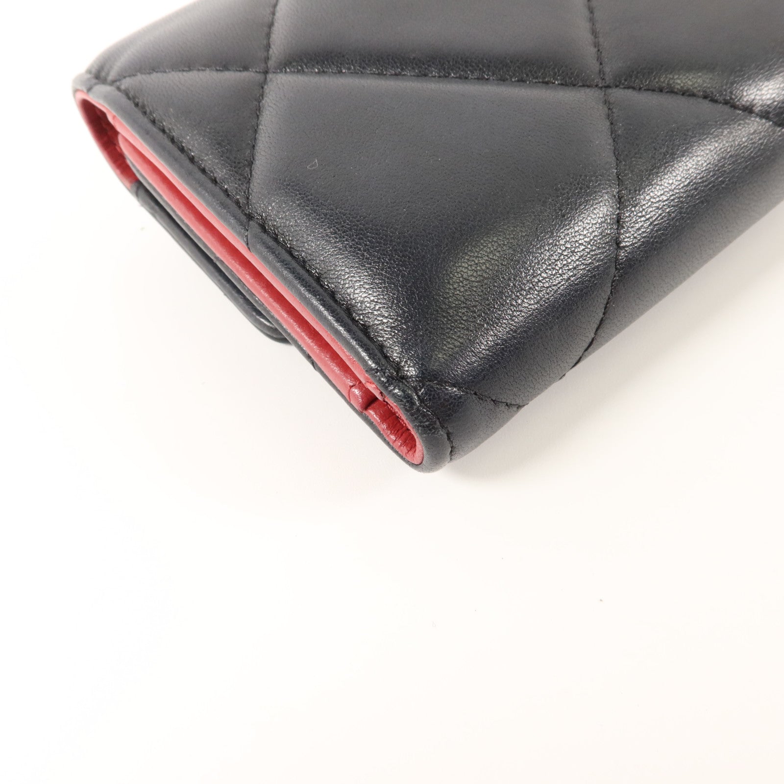 CHANEL 羊皮皮革Chanel 19 Small Wallet金扣錢包