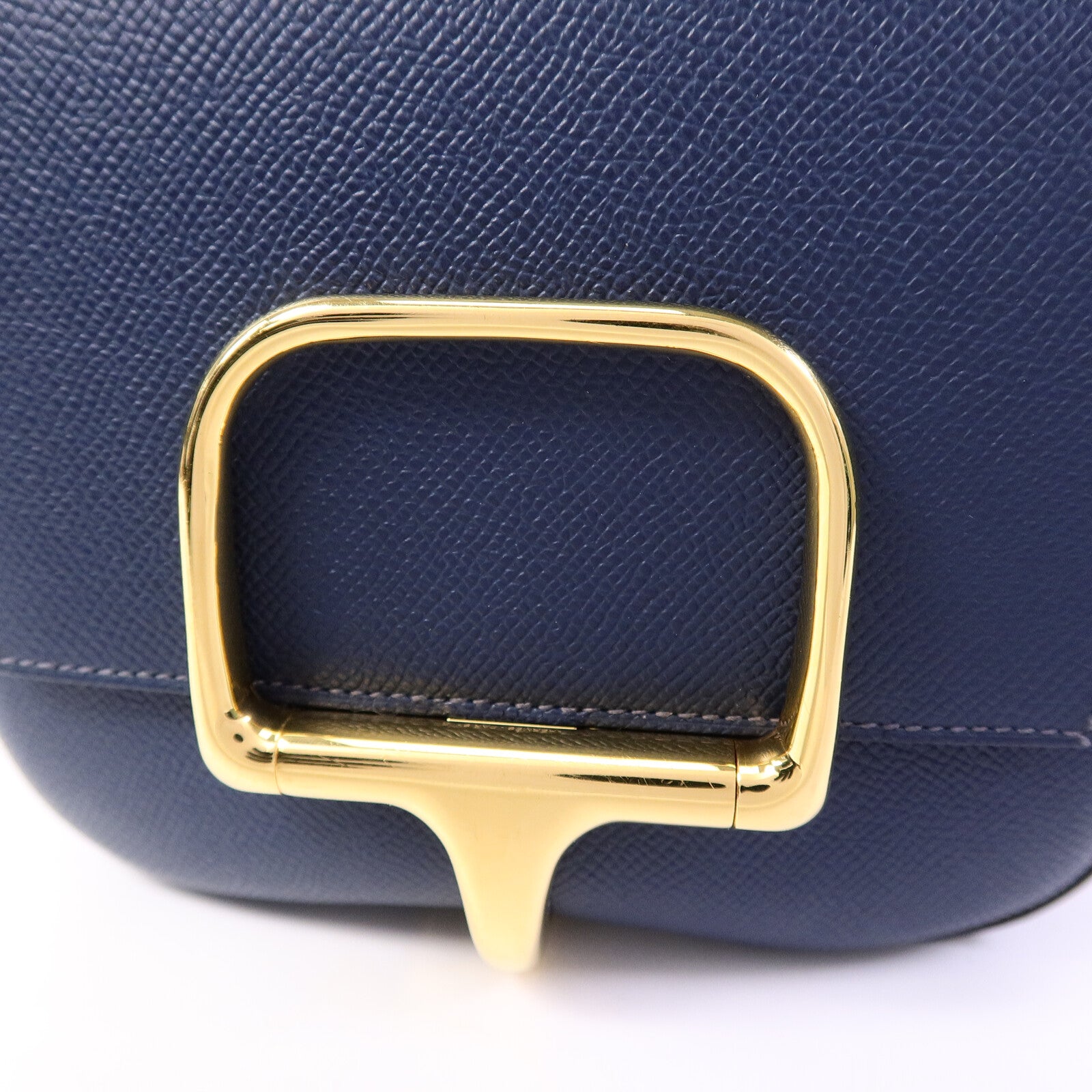 HERMES Epsom皮革Della Cavalleria Mini肩背袋Bleu Indigo