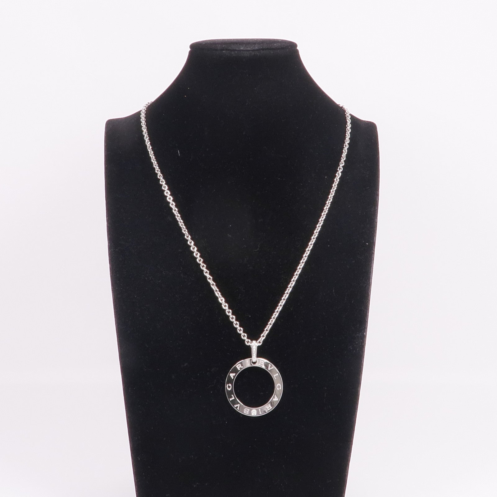 BVLGARI 18K白金Bvlgari Bvlgari Necklace鑽石項鍊