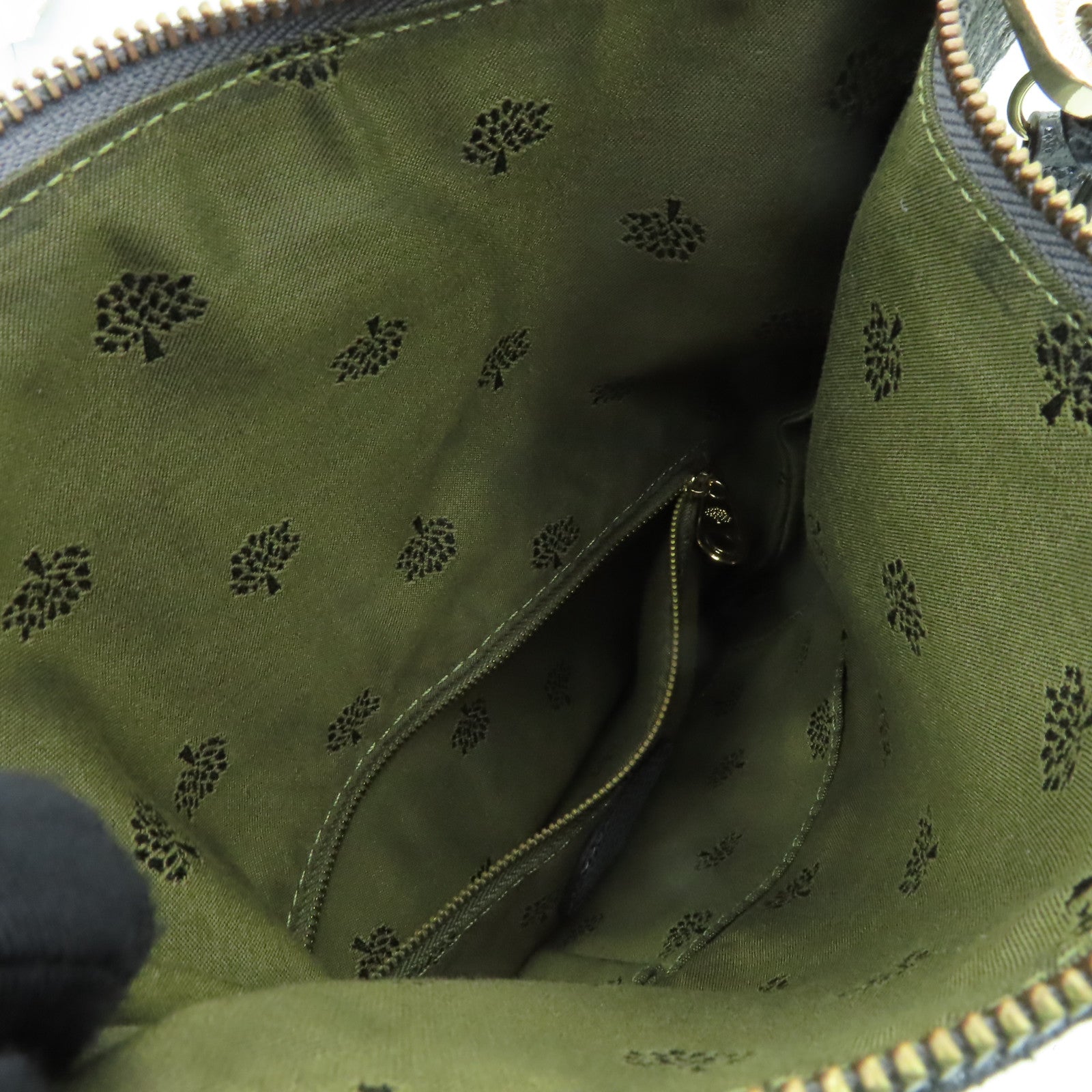 MULBERRY 【激減優惠】牛皮皮革Shoulder Bag金扣肩背袋灰色