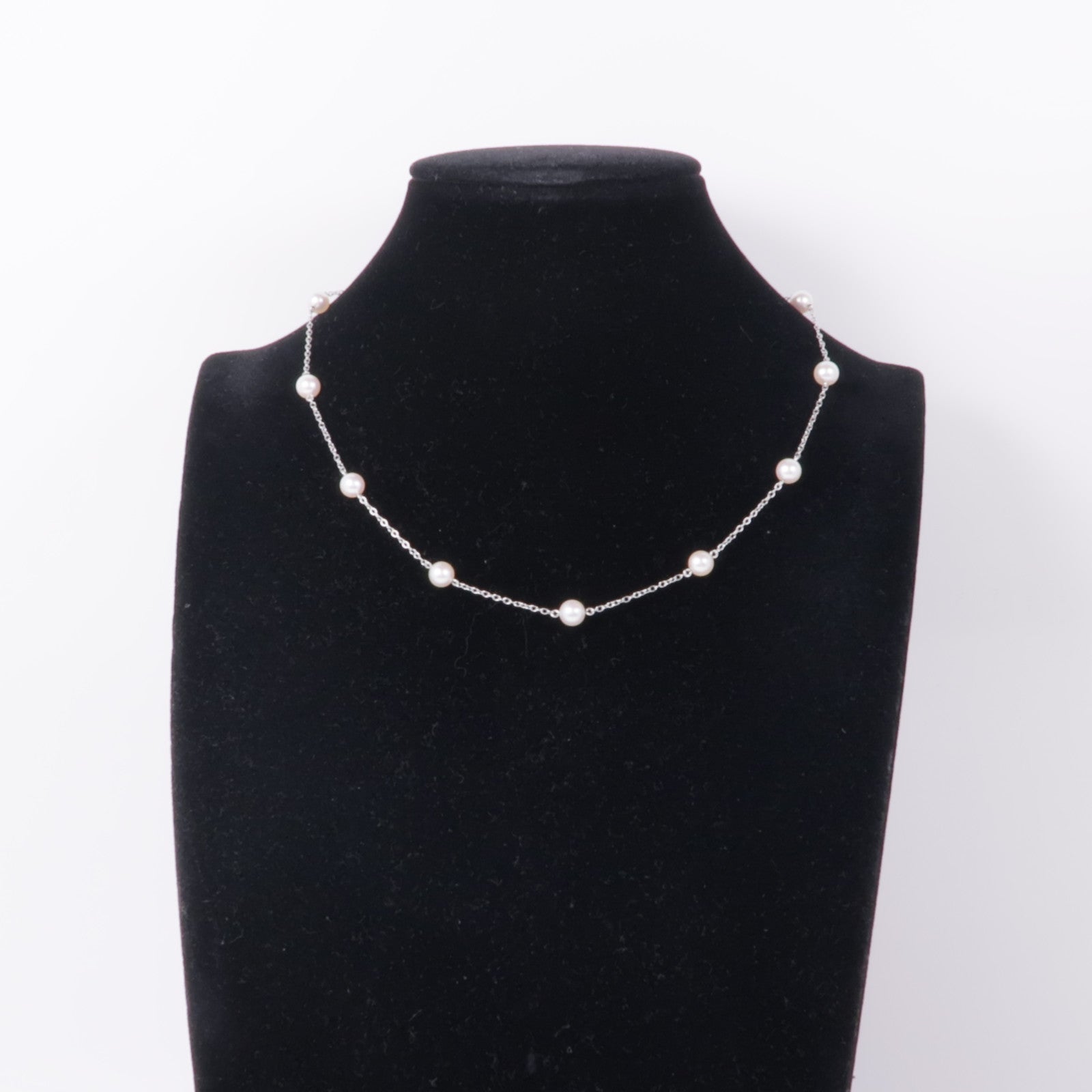 MIKIMOTO 18K白金Pearl Necklace珍珠項鍊