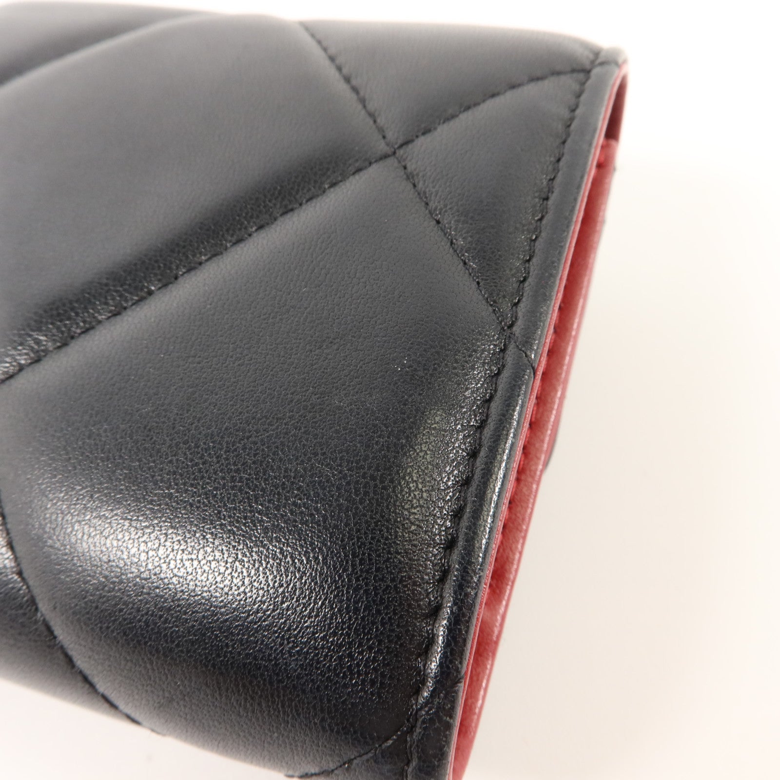 CHANEL 羊皮皮革Chanel 19 Small Wallet金扣錢包