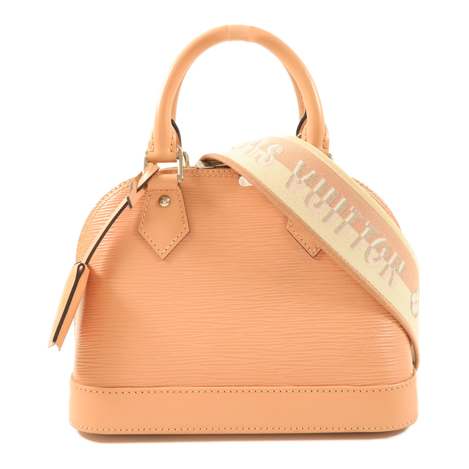 LOUIS VUITTON Epi Alma BB銀扣手挽肩背兩用袋