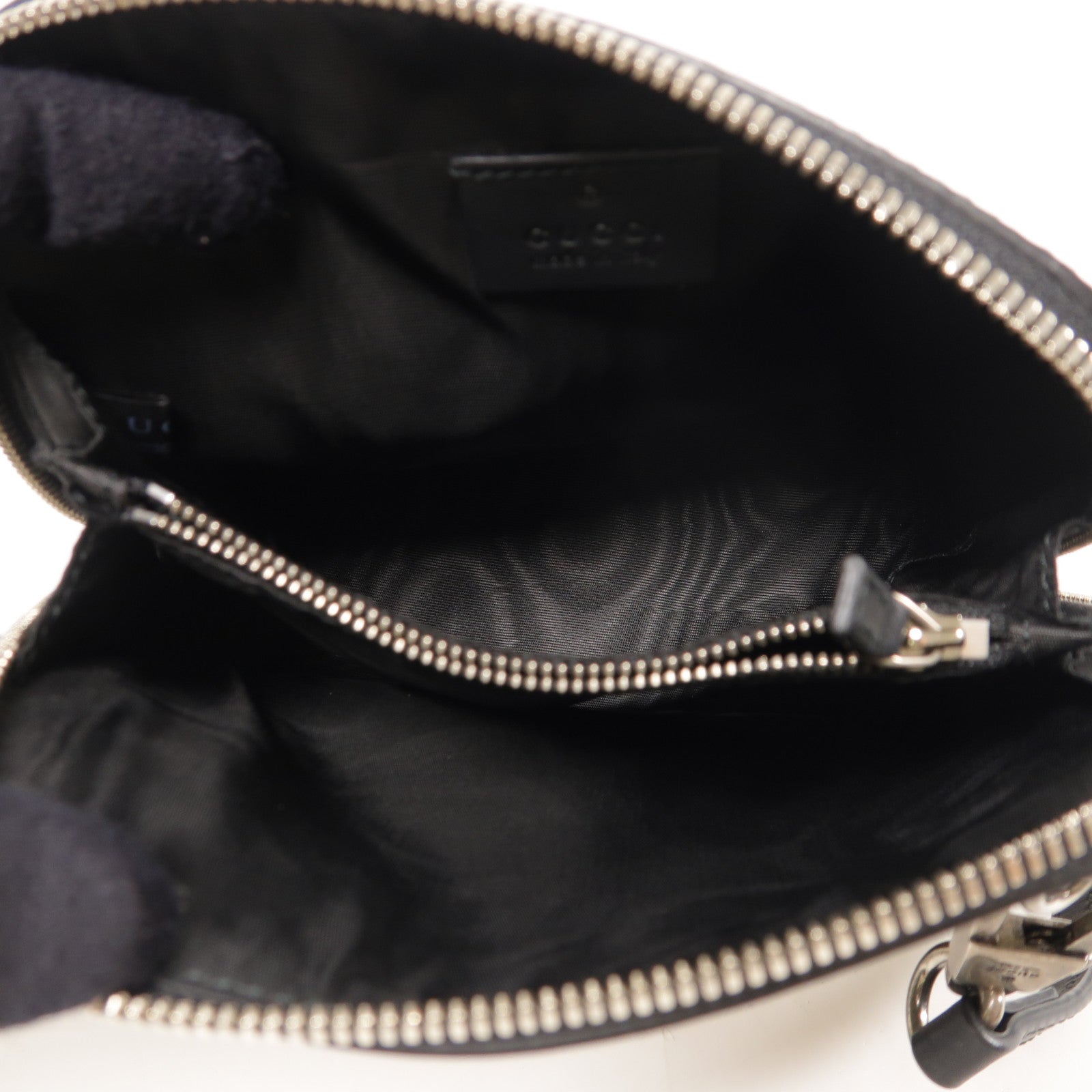 GUCCI GG Sega Mini Shoulder Bag Calfskin Leather Gold/Black