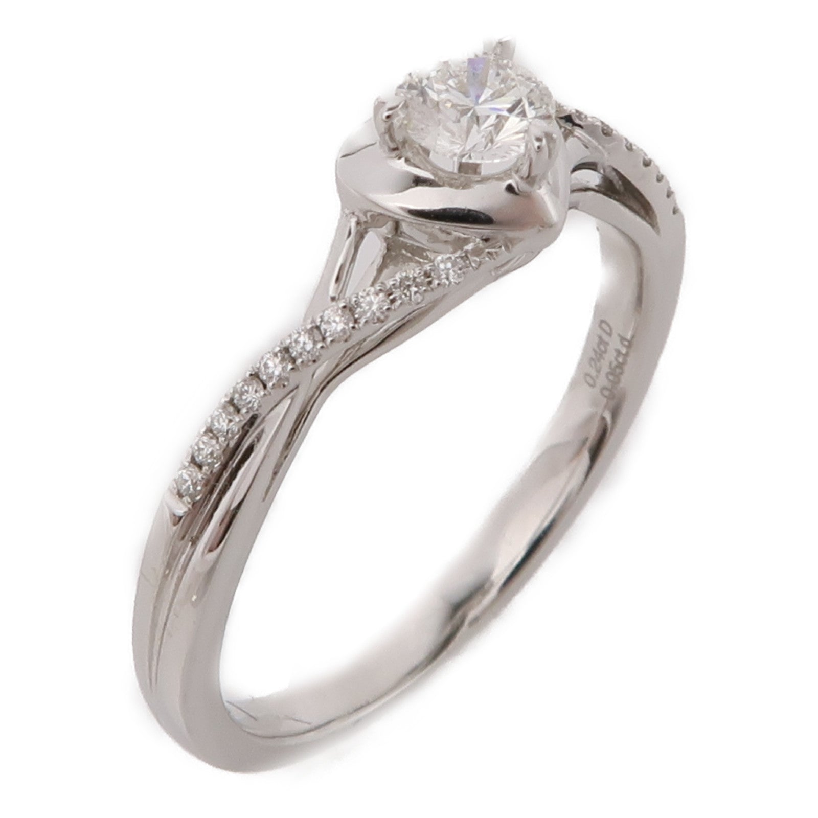 JEWELRY 18K白金Diamond Ring鑽石戒指US#6.5