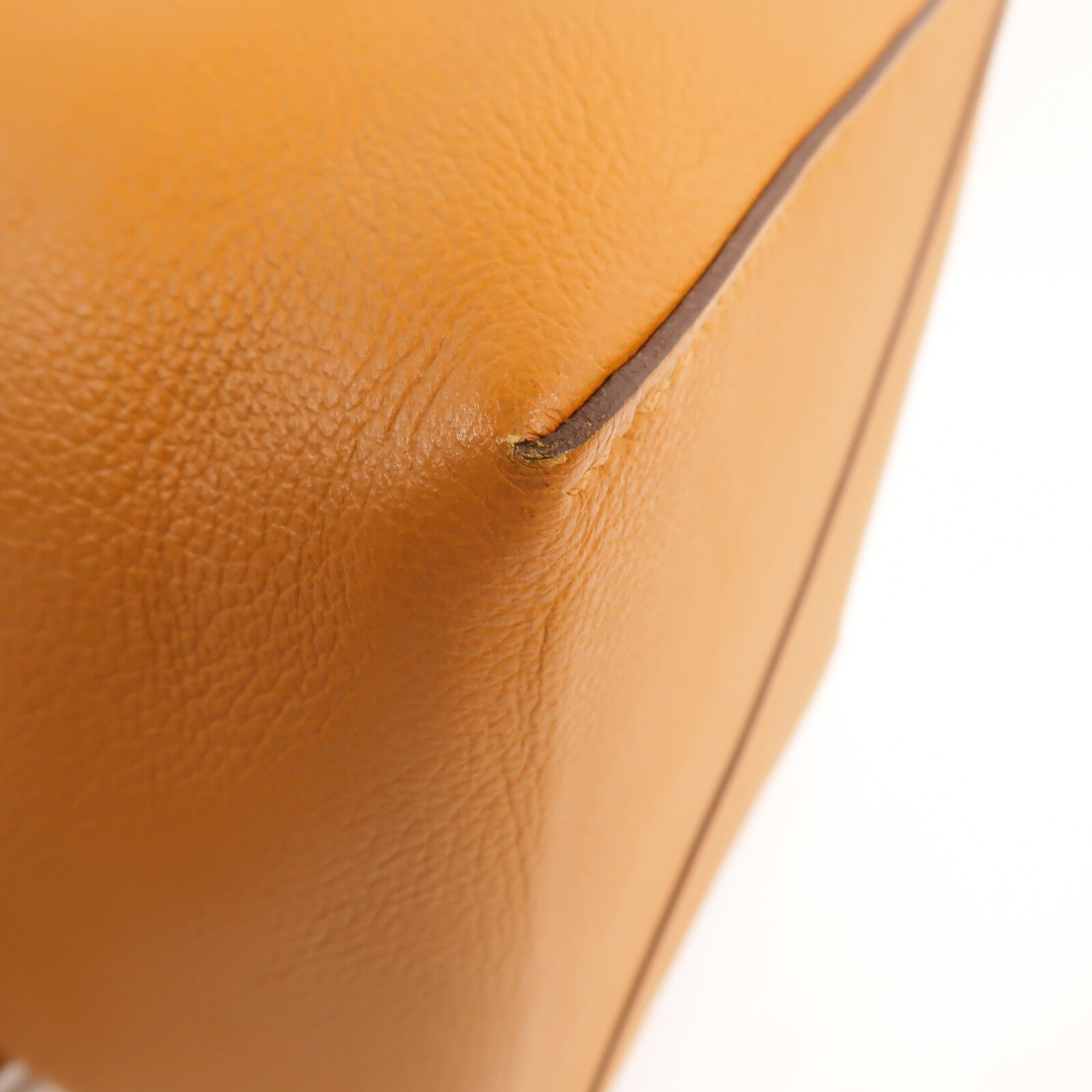 HERMES Evercolor皮革Licol 17肩背袋Toffee