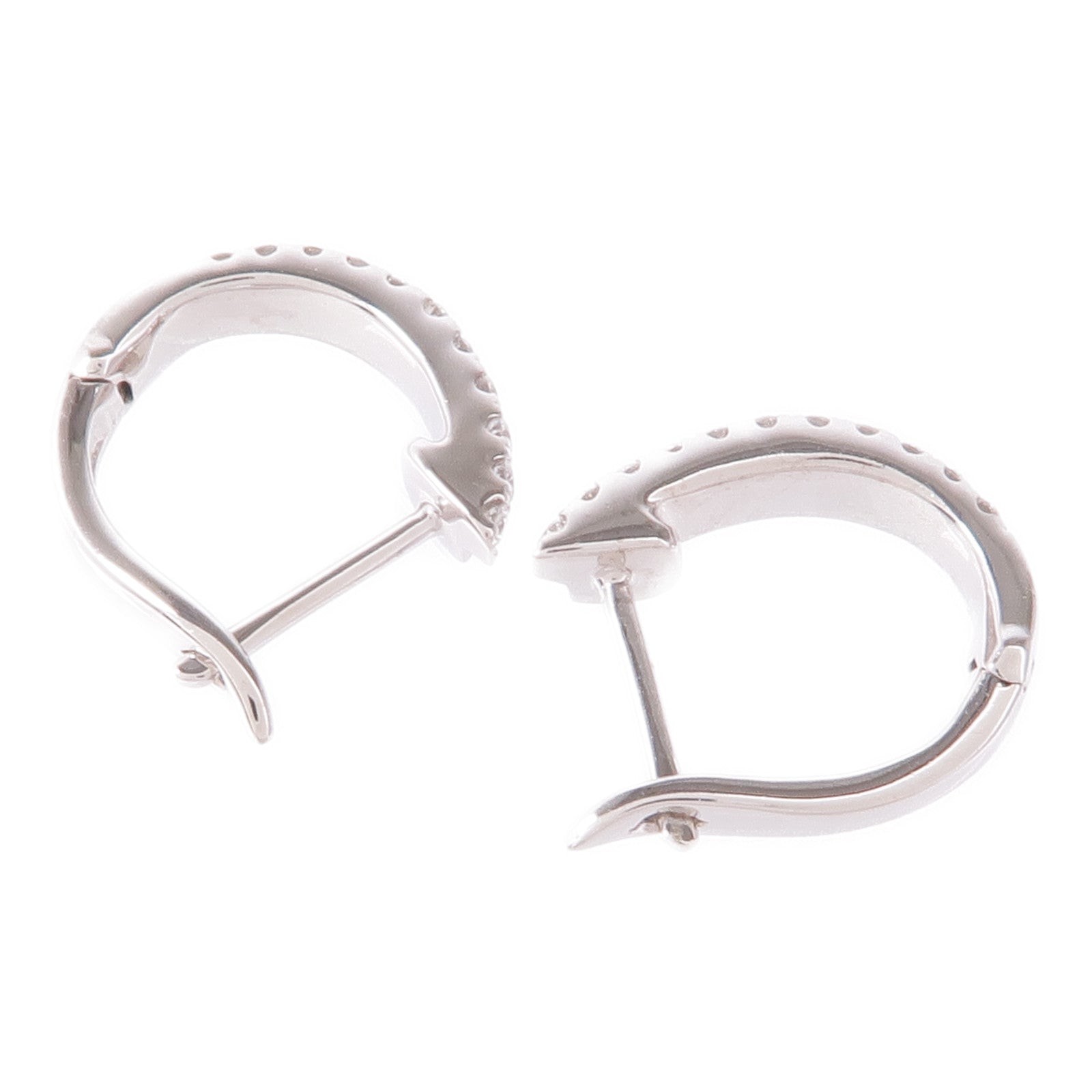 JEWELRY Diamond Earrings 18K White Gold