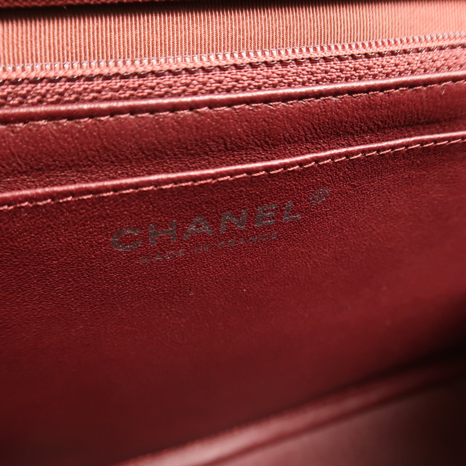 CHANEL 羊皮皮革Large Classic銀扣鏈帶肩背袋