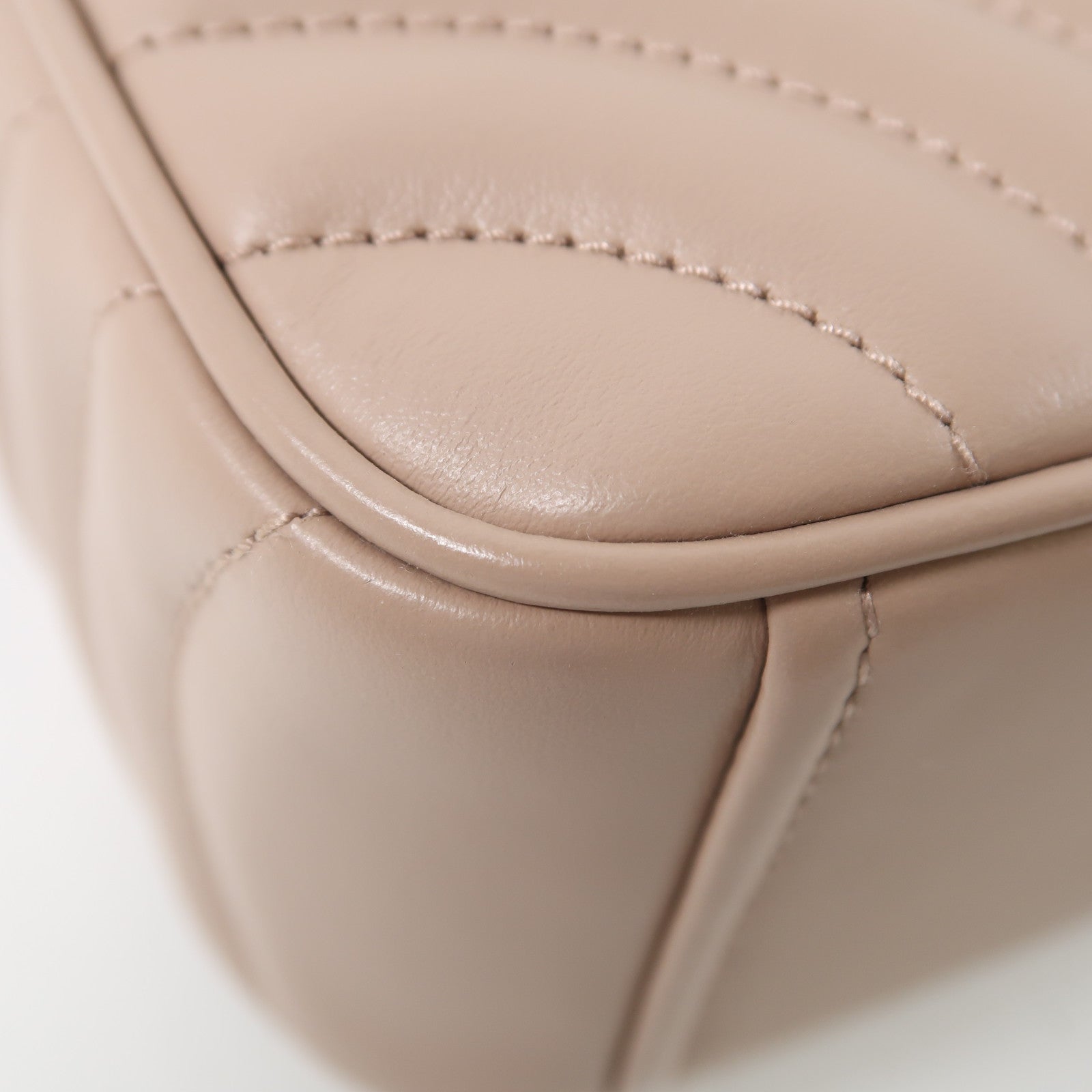 PRADA 牛皮皮革Shoulder Bag銀扣鏈帶肩背袋粉紅色