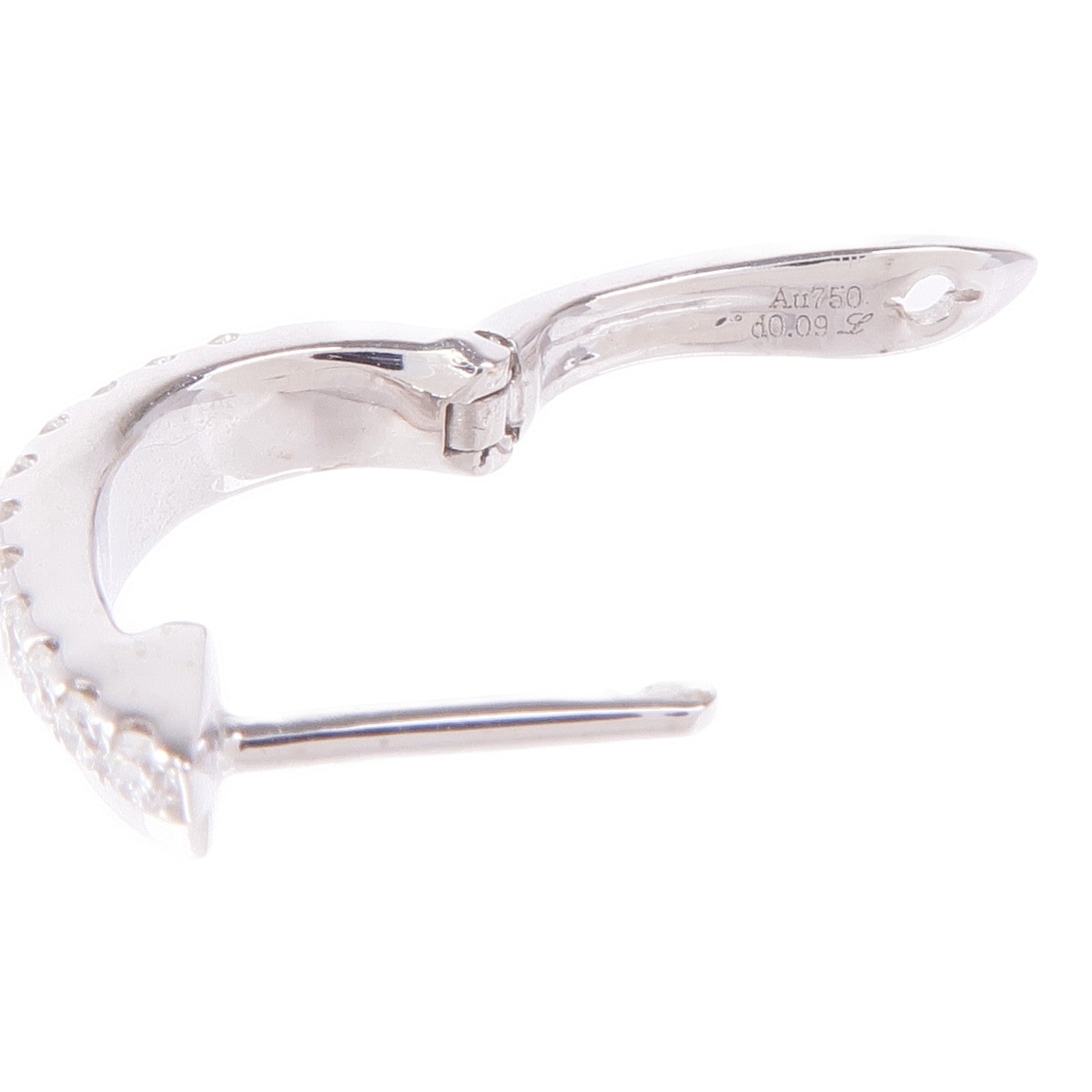JEWELRY Diamond Earrings 18K White Gold