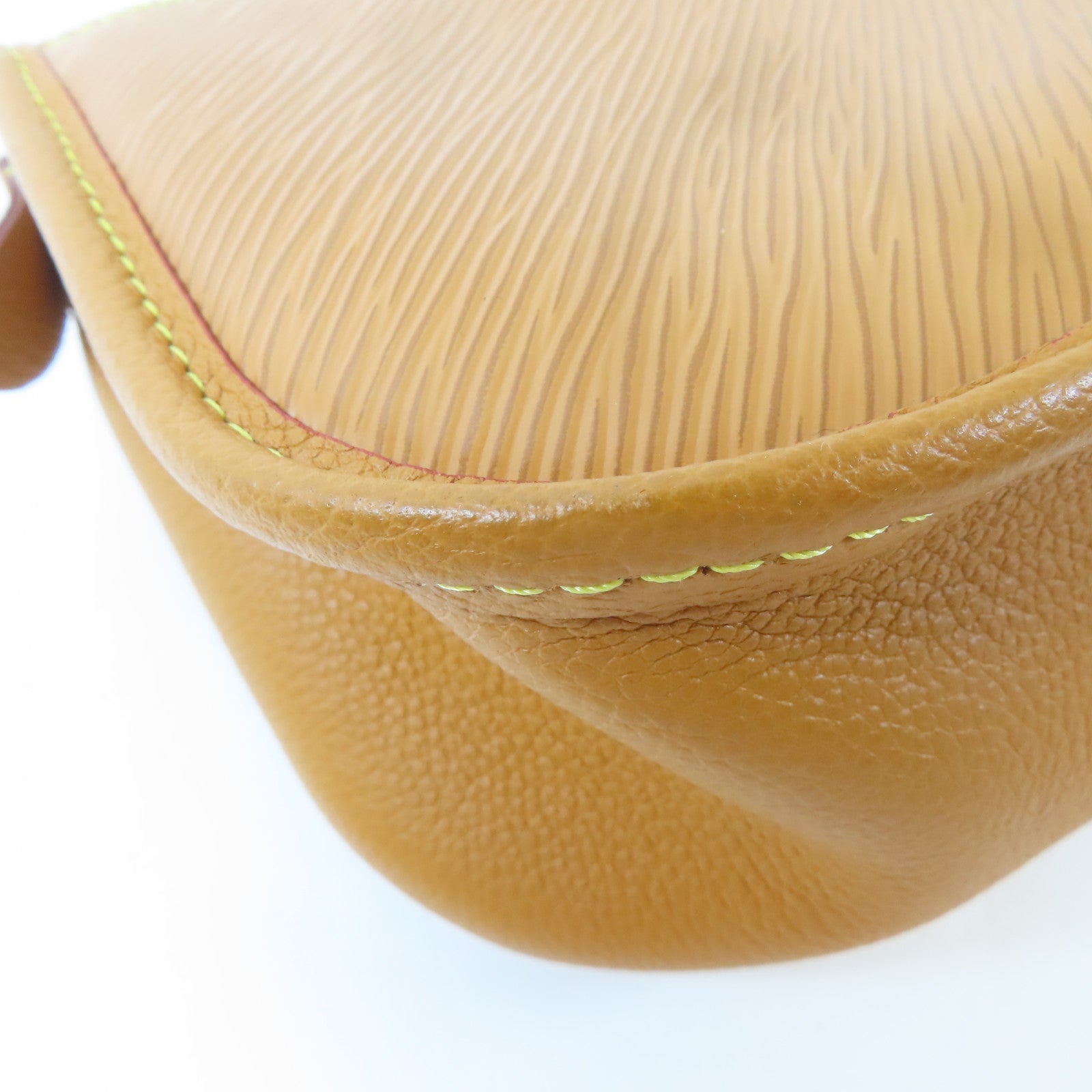 LOUIS VUITTON Epi Buci銀扣肩背袋啡色