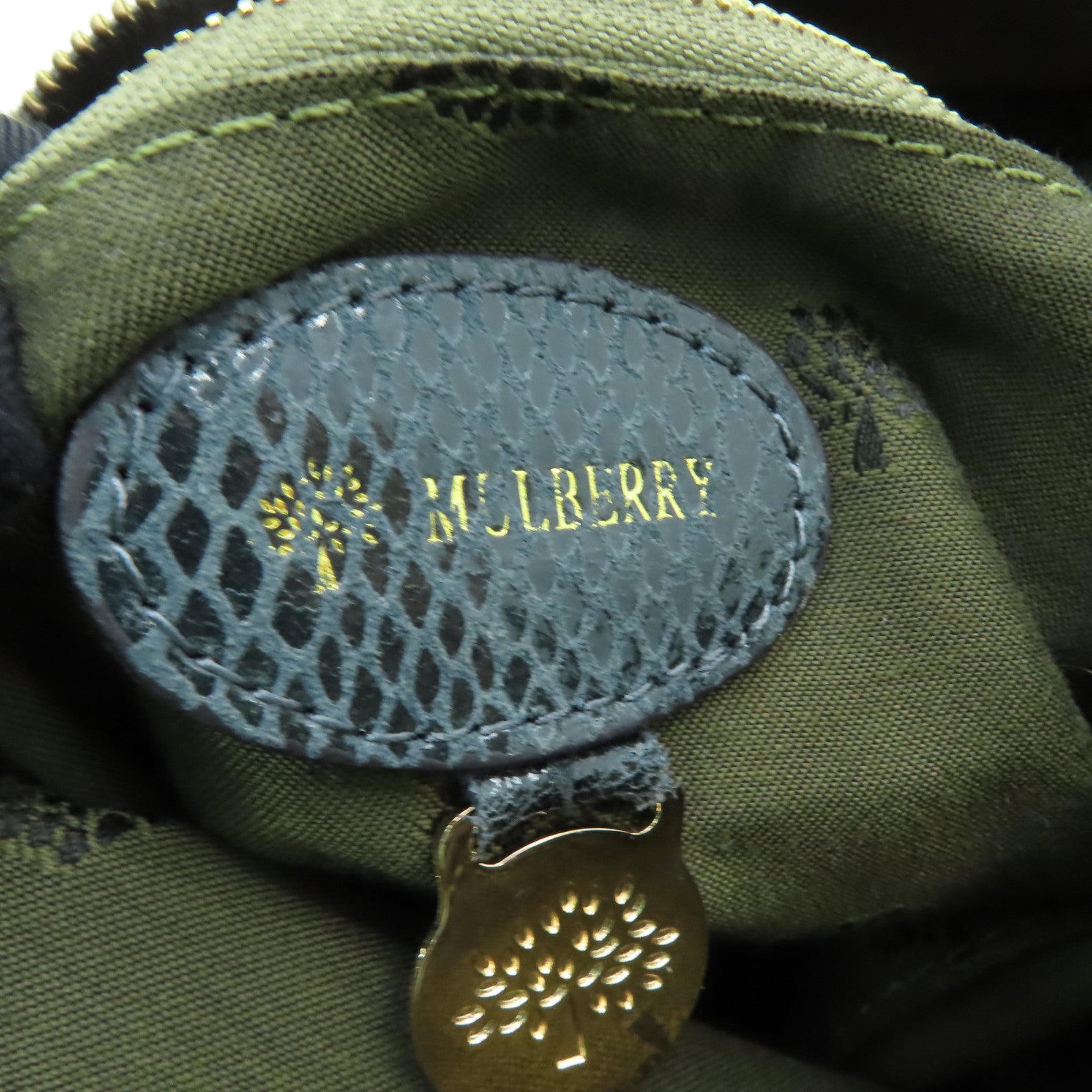 MULBERRY 【激減優惠】牛皮皮革Shoulder Bag金扣肩背袋灰色