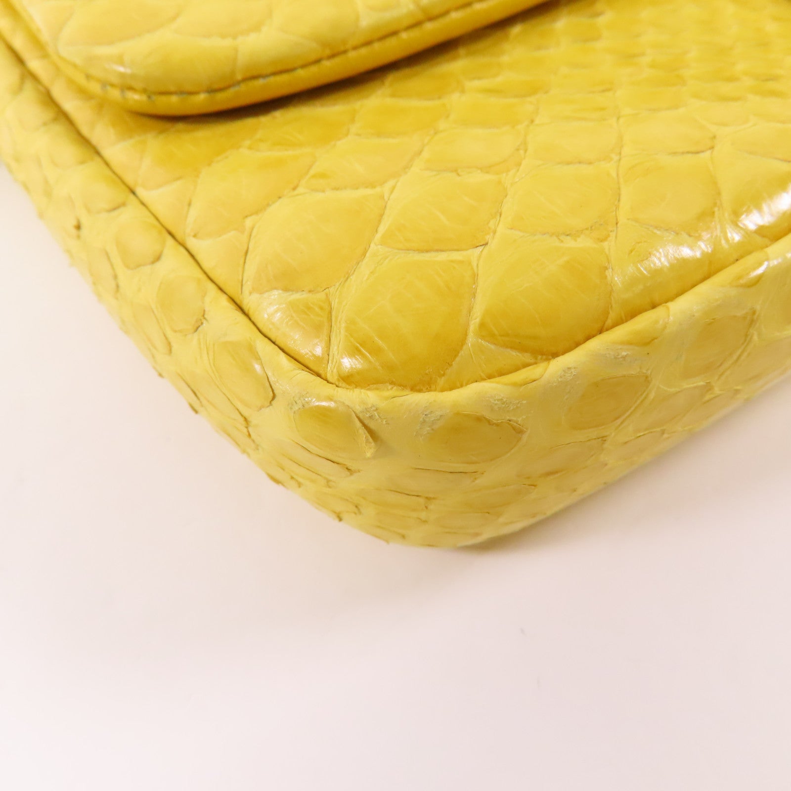 Dior 【激減優惠】蛇皮皮革New Lock金扣鏈帶肩背袋