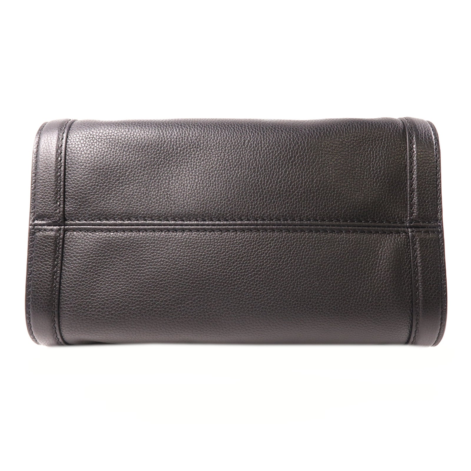 SELECTION 牛皮皮革Alexander Mcqueen Hand Bag金扣手挽肩背兩用袋黑色