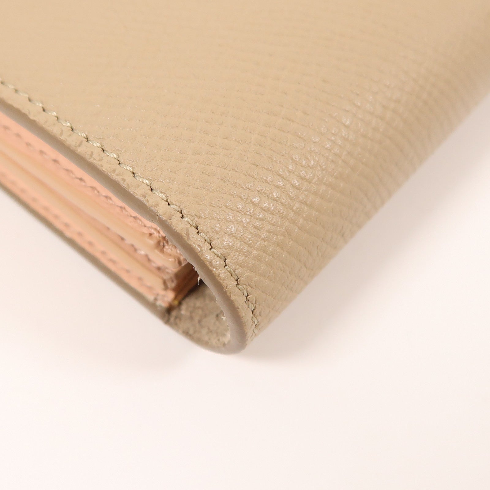 CELINE 牛皮皮革Long Wallet銀扣長錢包