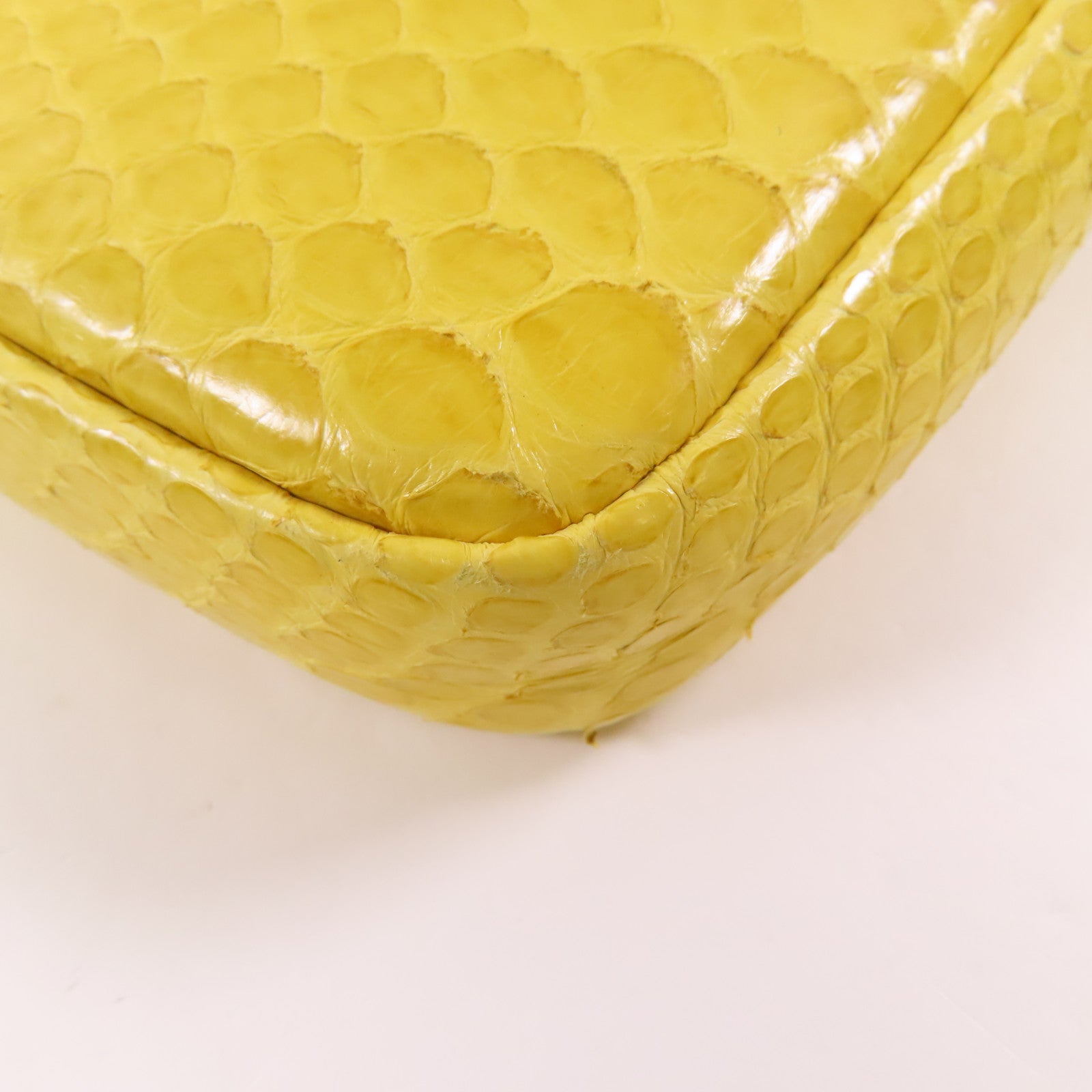 Dior 蛇皮皮革New Lock金扣鏈帶肩背袋