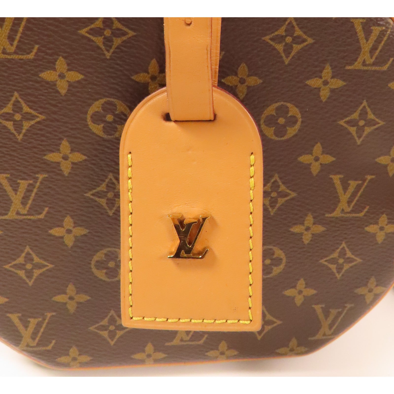 LOUIS VUITTON LV GHW Petite Boite Chapeau 2 Way Shoulder Bag Monogram M43514