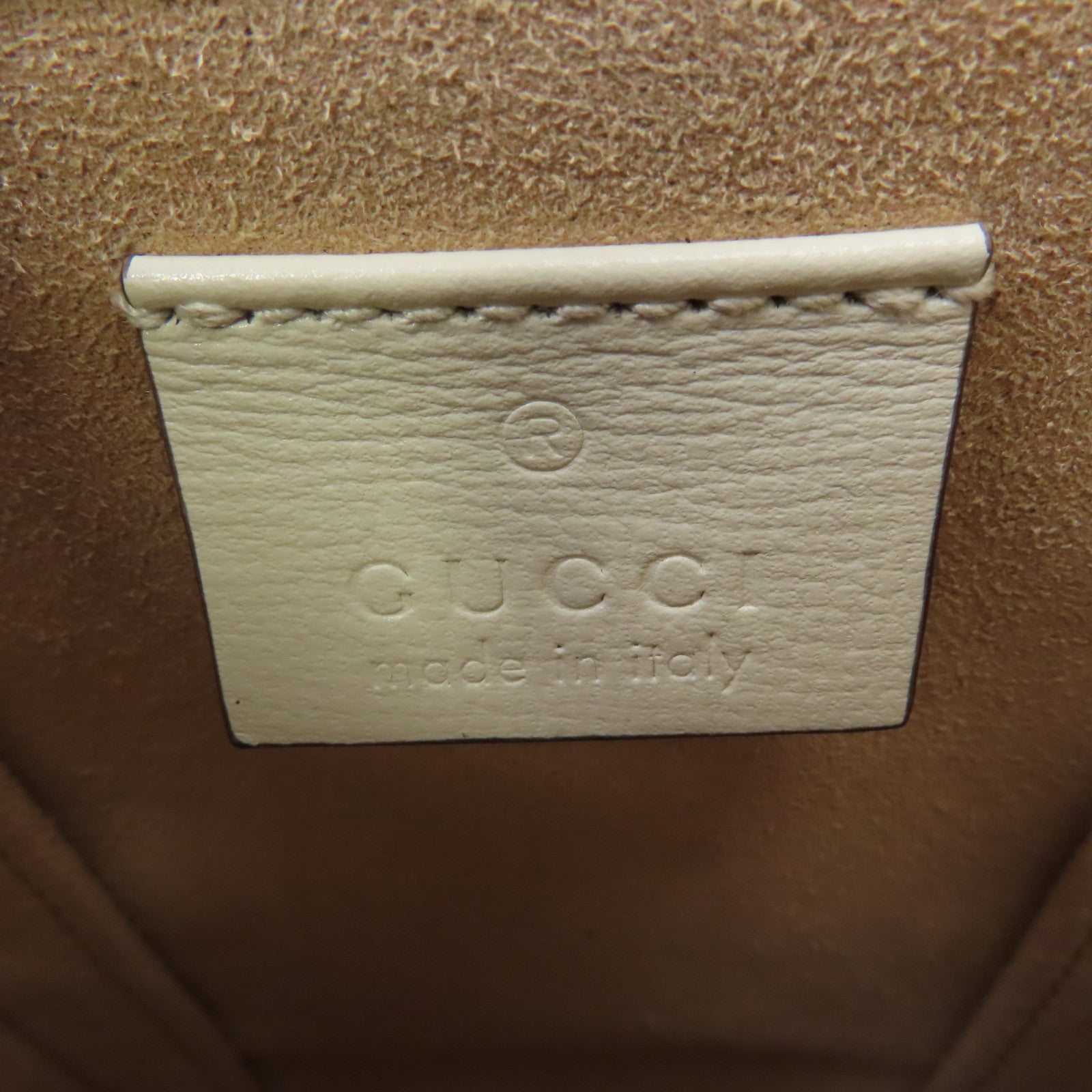 GUCCI 【激減優惠】塗層帆布GG Supreme Horsebit Mini金扣肩背袋啡色/白色