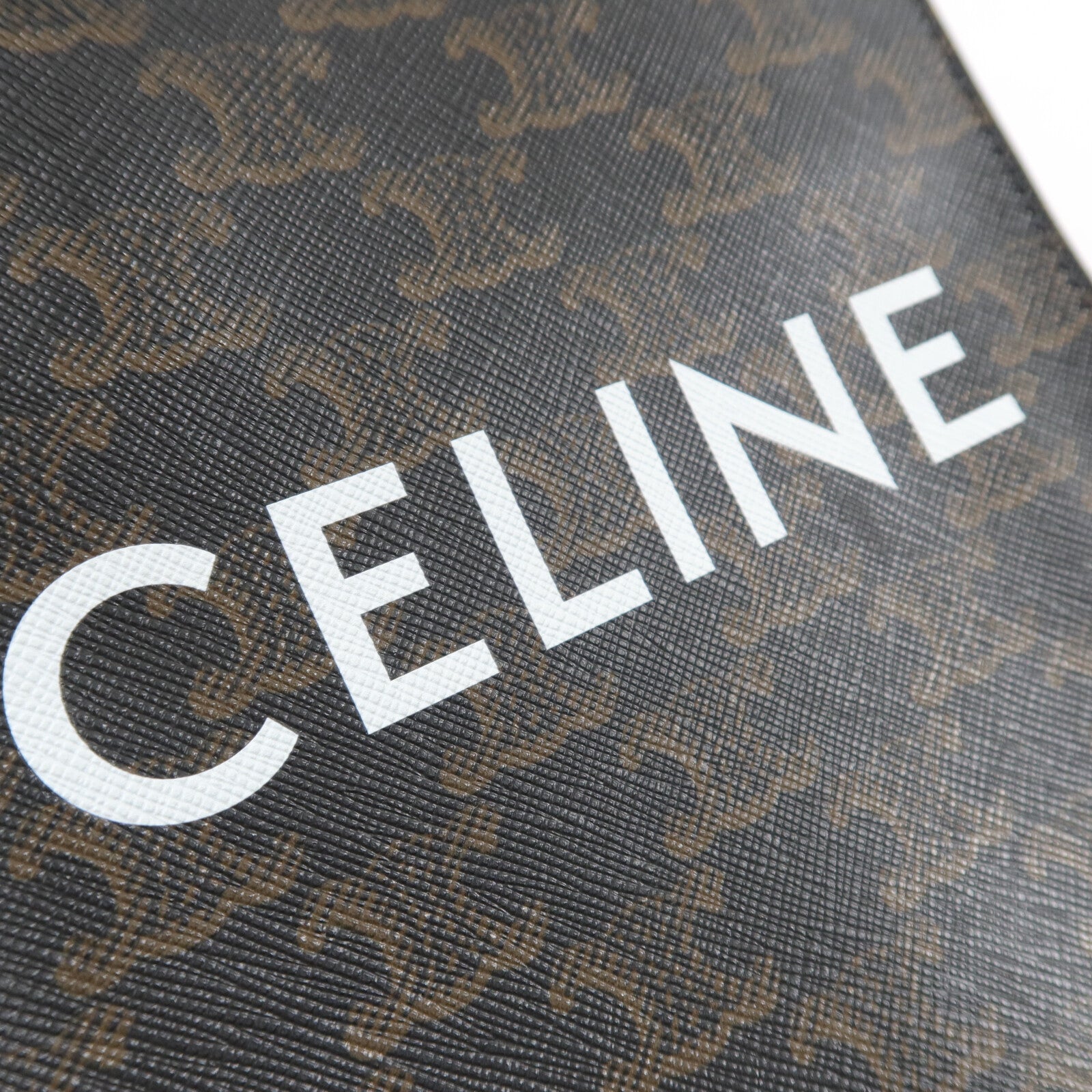 CELINE 塗層帆布Mini Vertical Cabas手挽肩背兩用袋