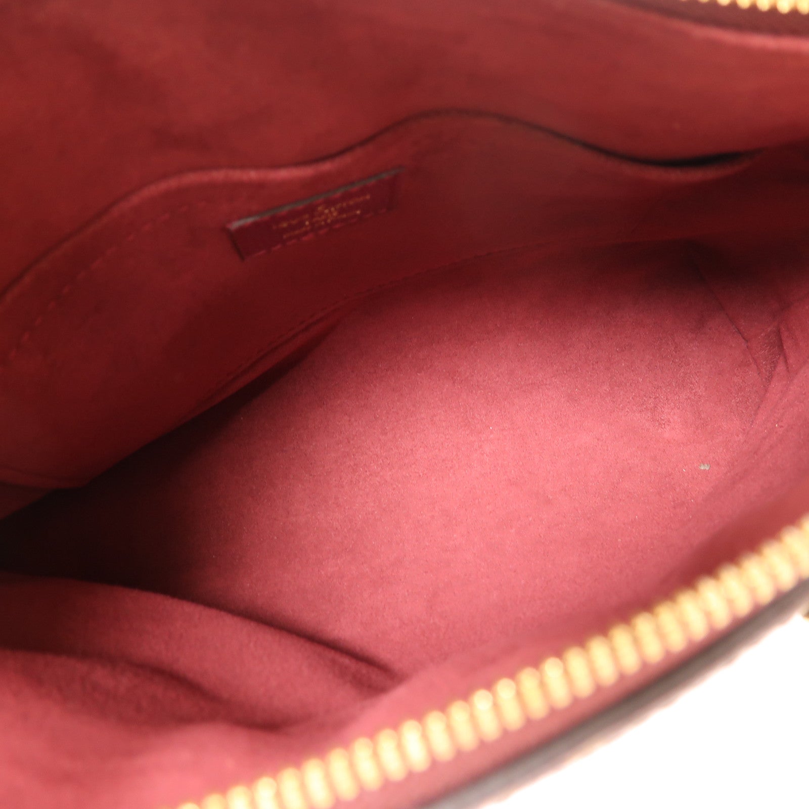 LOUIS VUITTON Monogram Pallas BB金扣手挽肩背兩用袋棕色/紫色