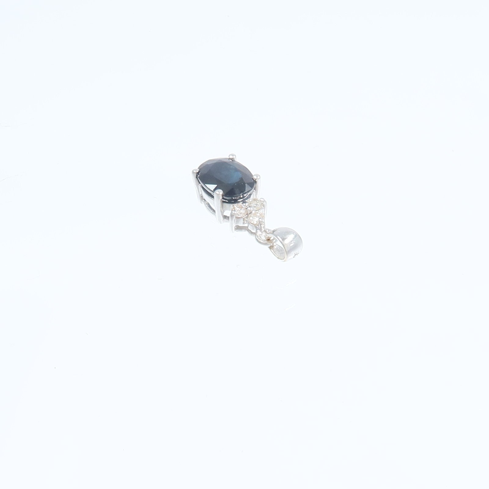 JEWELRY 18K白金Color Stone Top彩色寶石吊墜