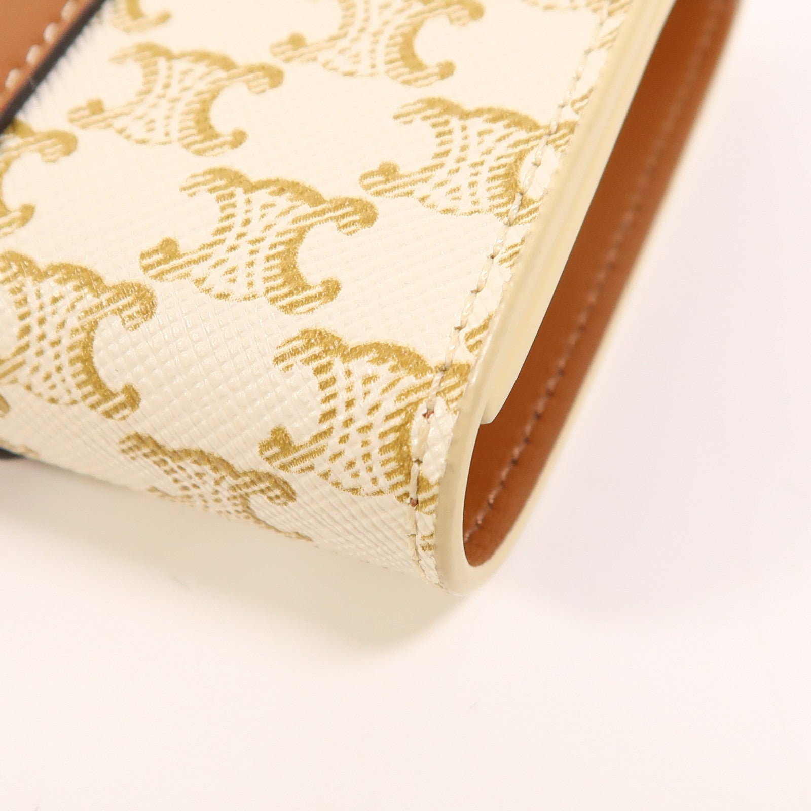 CELINE 塗層帆布Wallet金扣錢包