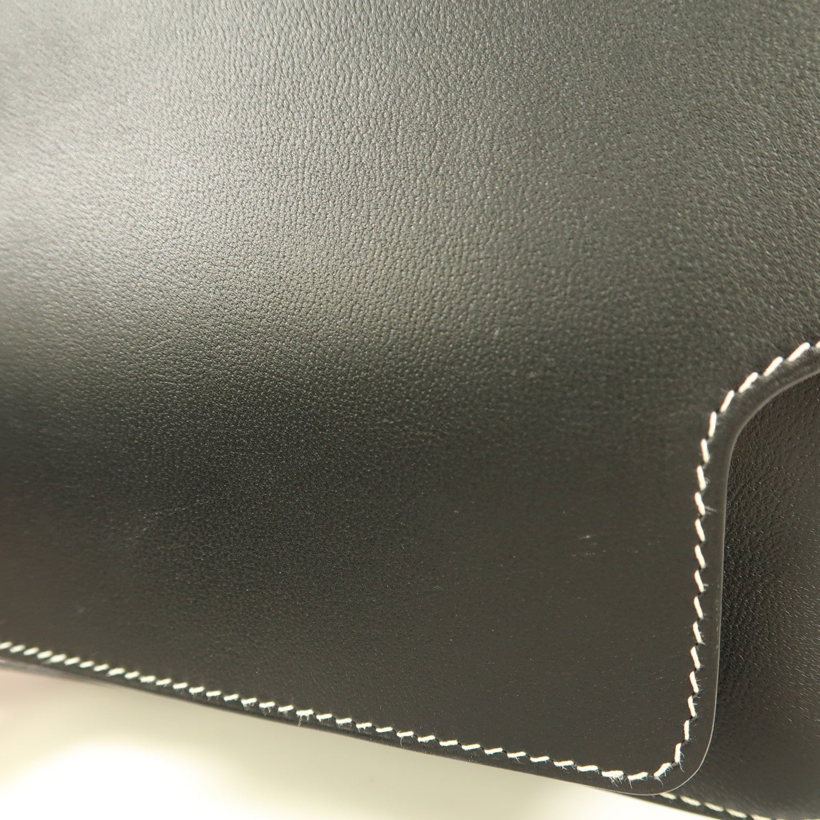 HERMES【激減優惠】 Evercolor皮革Roulis 23金扣肩背袋Noir
