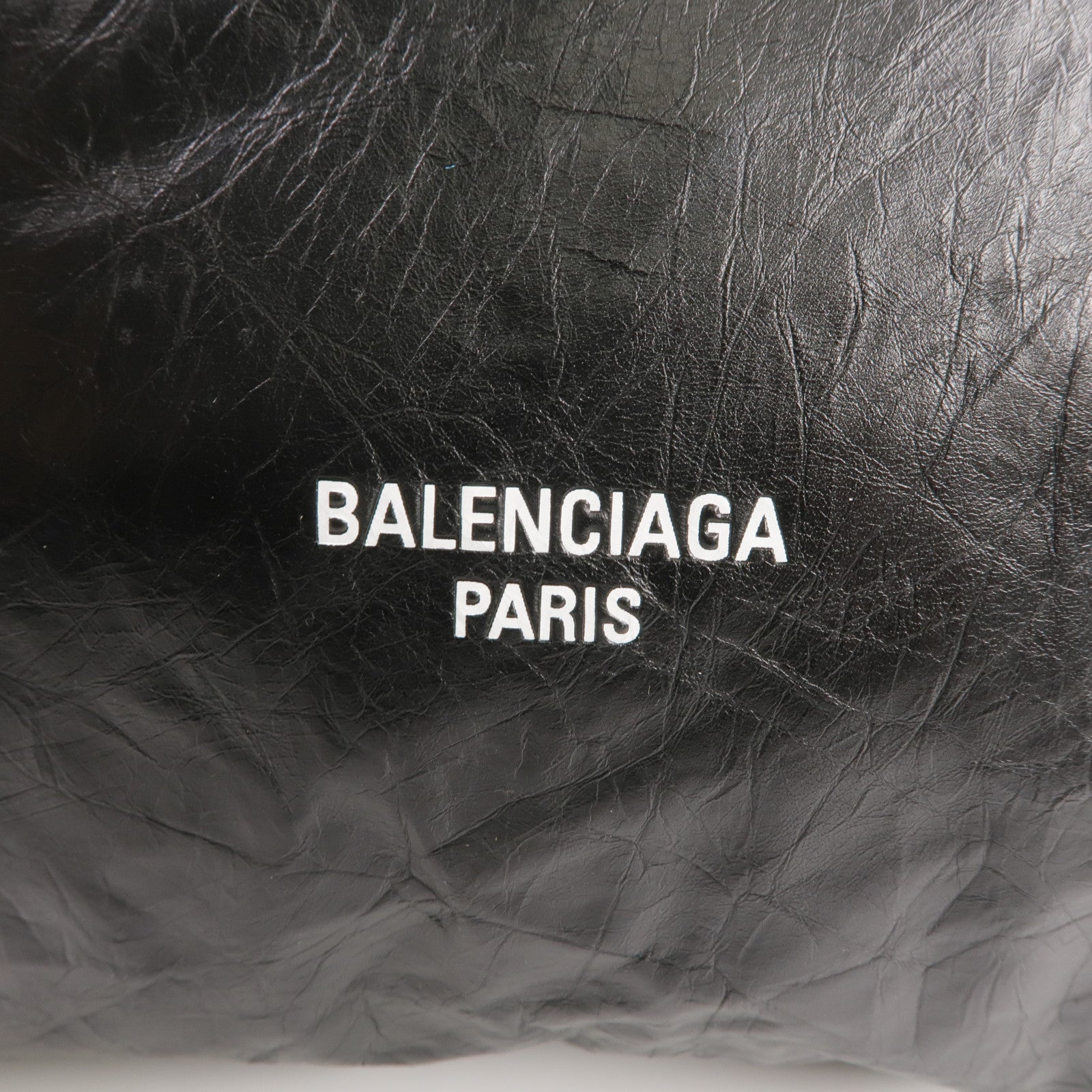 BALENCIAGA 牛皮皮革Crush Bag金扣鏈帶肩背袋