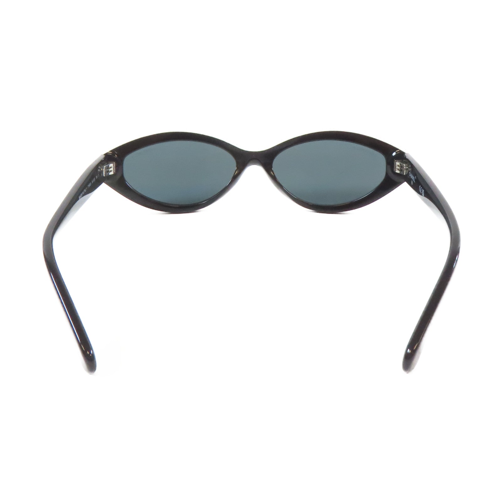 CHANEL 【激減優惠】PVC/水晶Sunglasses太陽眼鏡黑色/白色