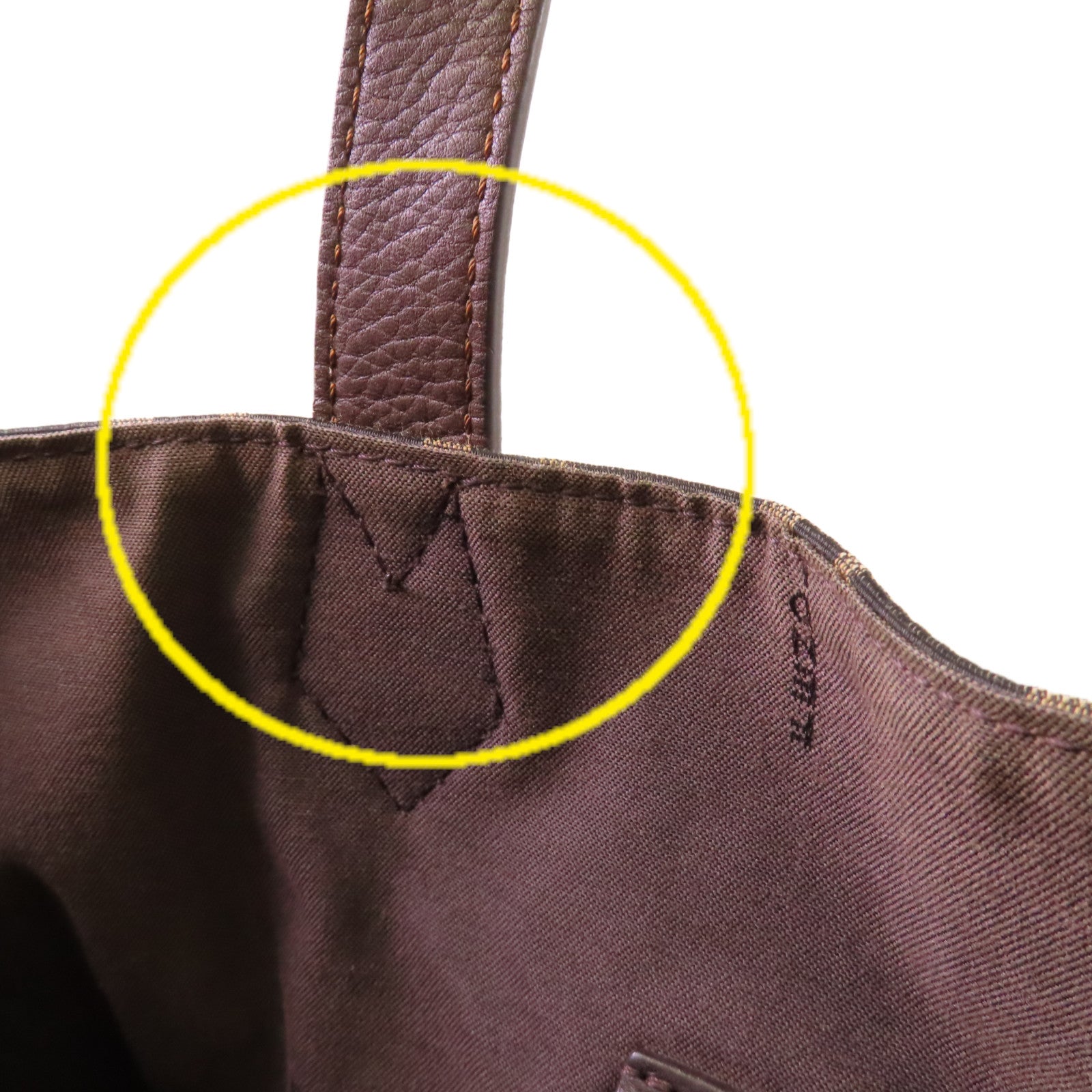 FENDI 帆布Zucca Tote Bag手挽袋啡色