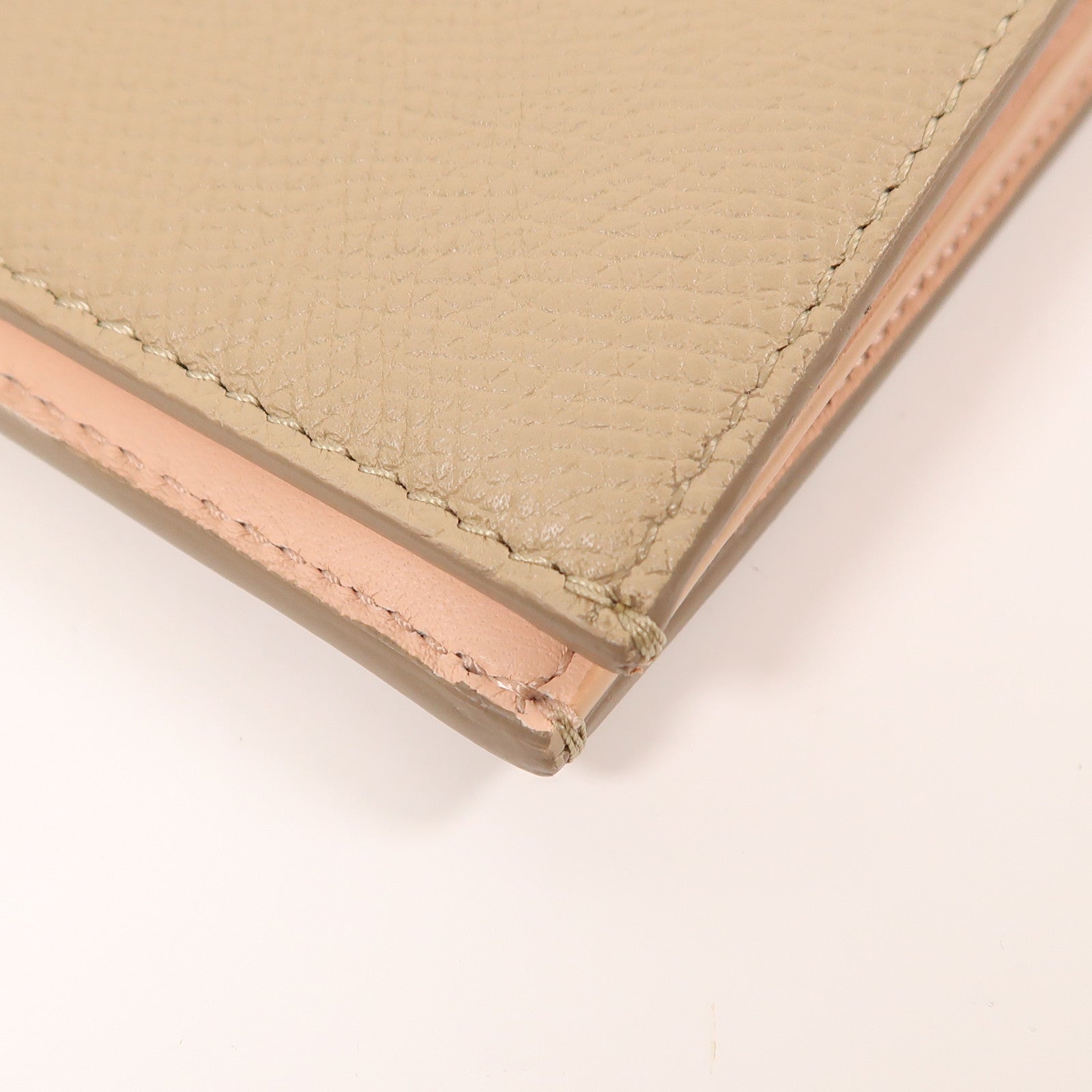 CELINE 牛皮皮革Long Wallet銀扣長錢包