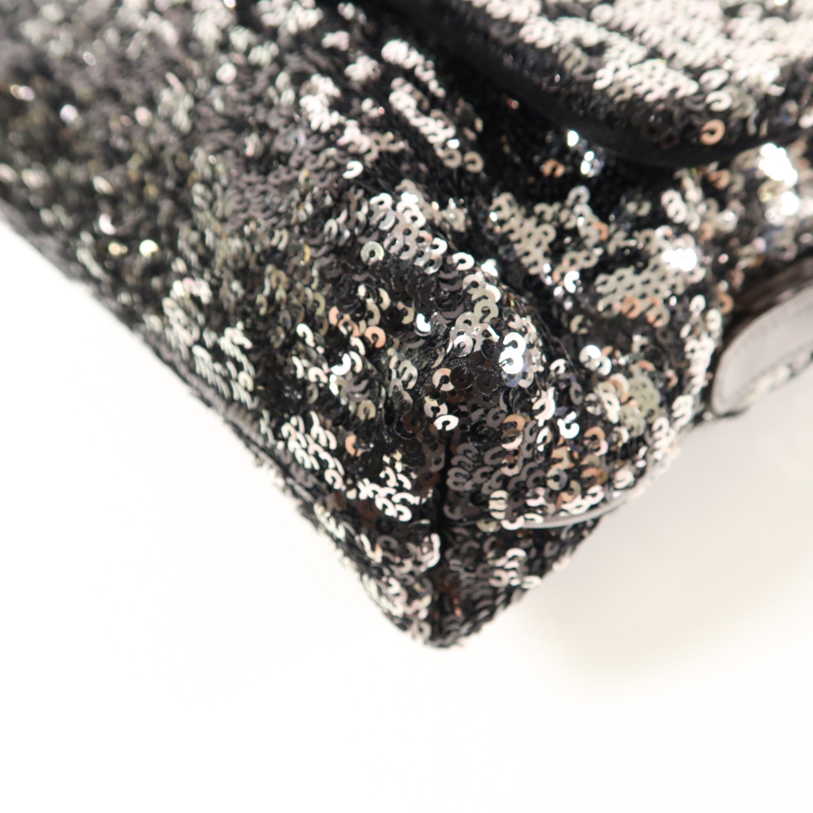 D&G 亮片Miss Charles Flag Bag鏈帶肩背袋