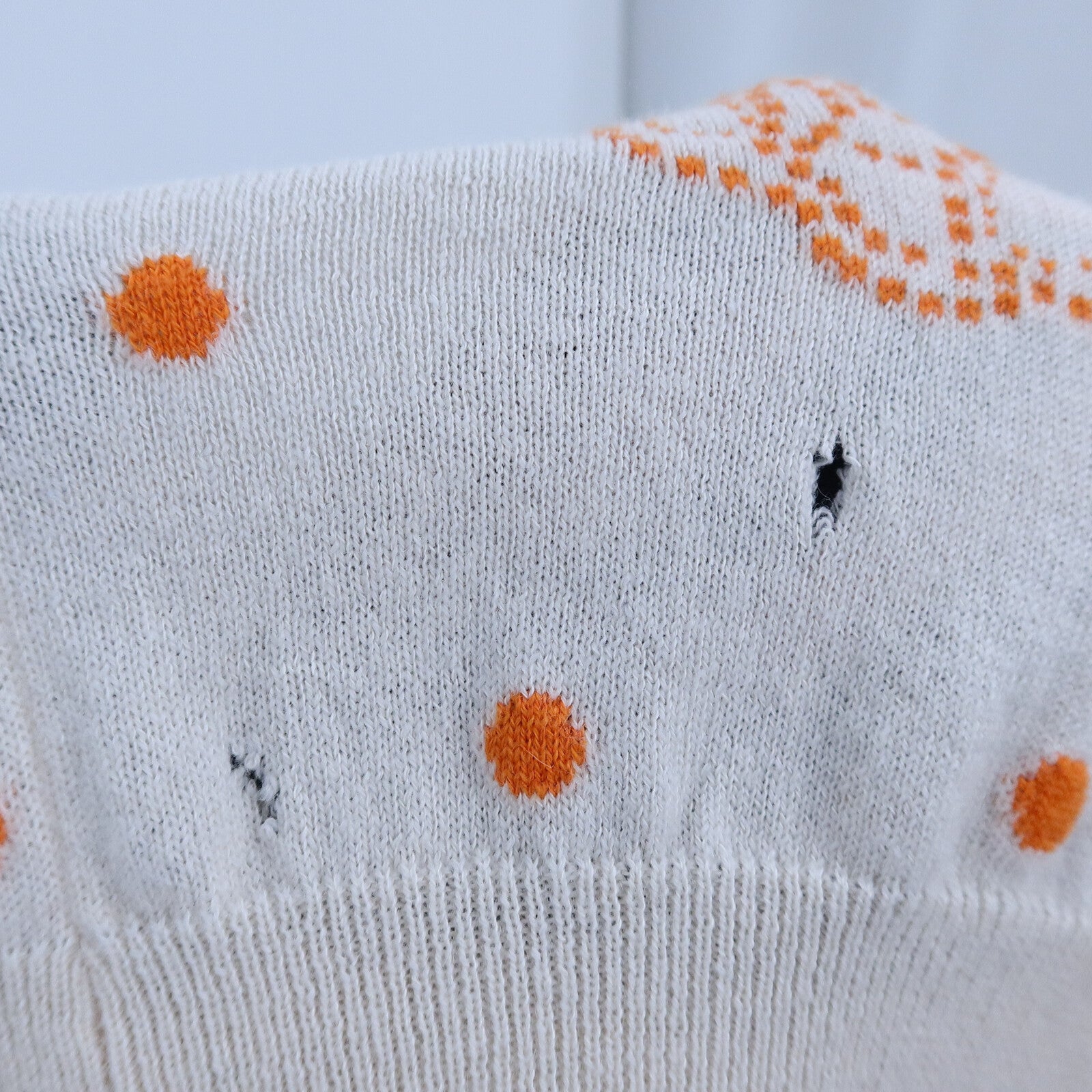 HERMES Cashmere/Cotton Brides De Gala Knit Top針織