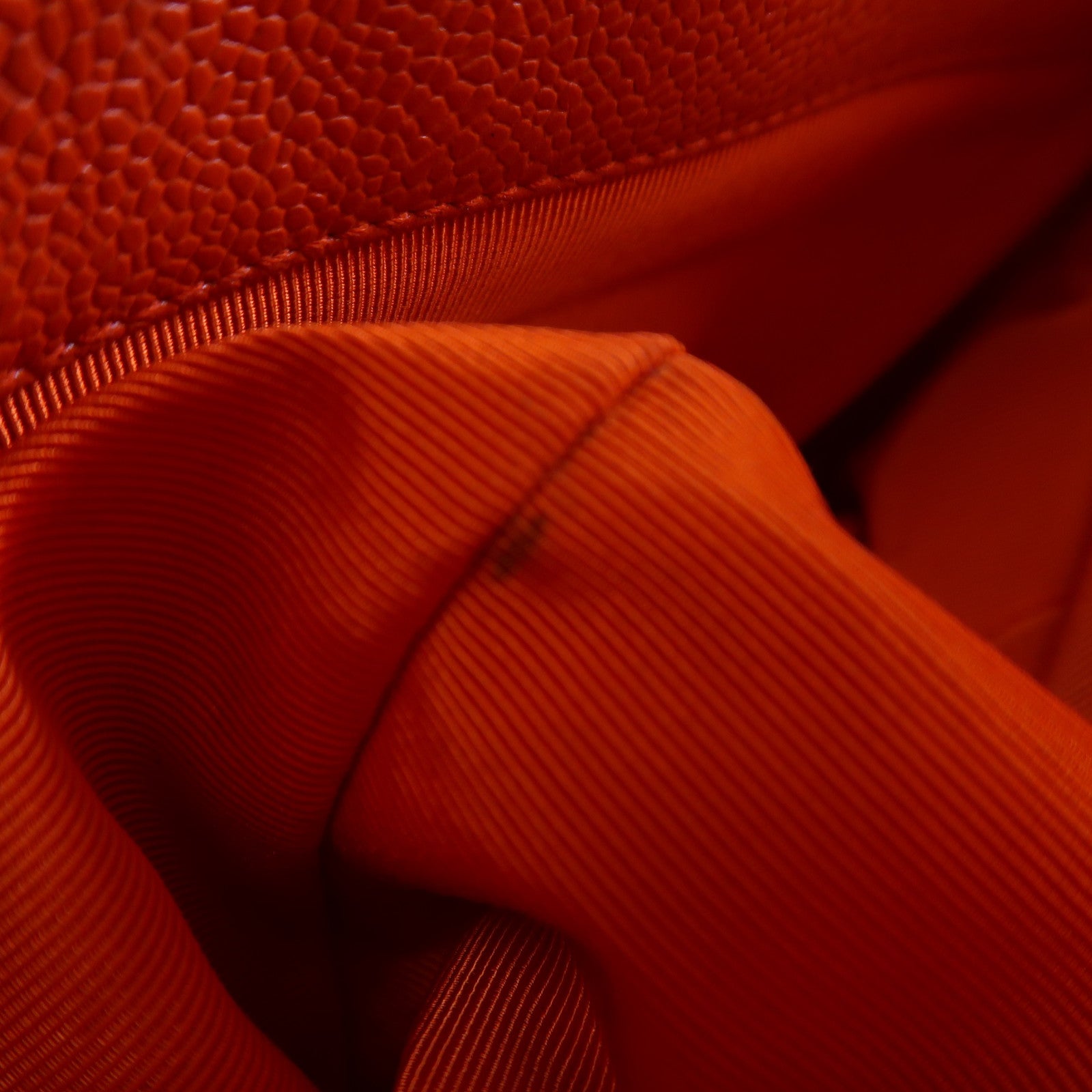 CHANEL (PRICE DOWN) CC GHW Shoulder Bag Calfskin Leather Orange
