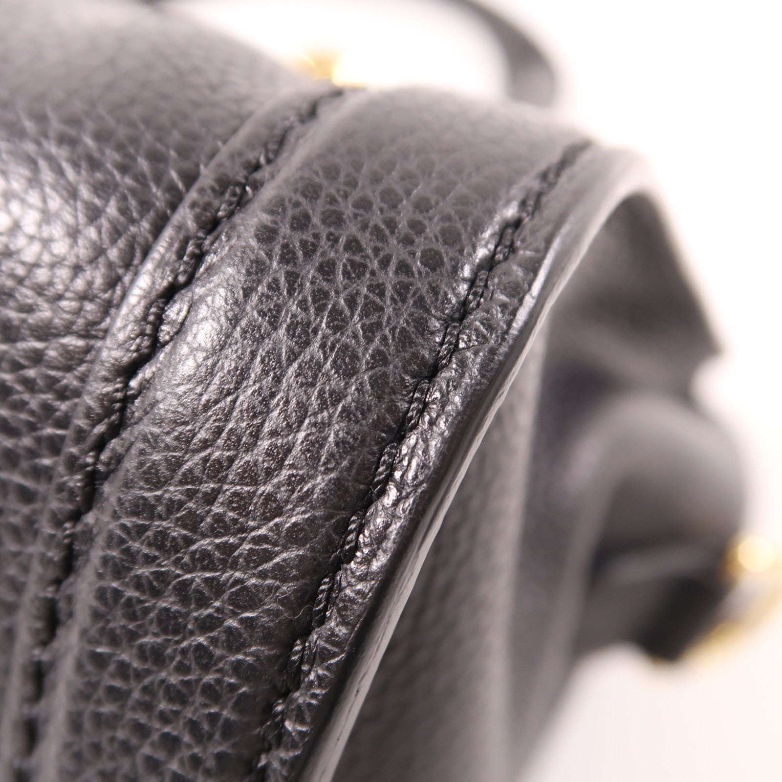 SELECTION 牛皮皮革Alexander Mcqueen Hand Bag金扣手挽肩背兩用袋黑色