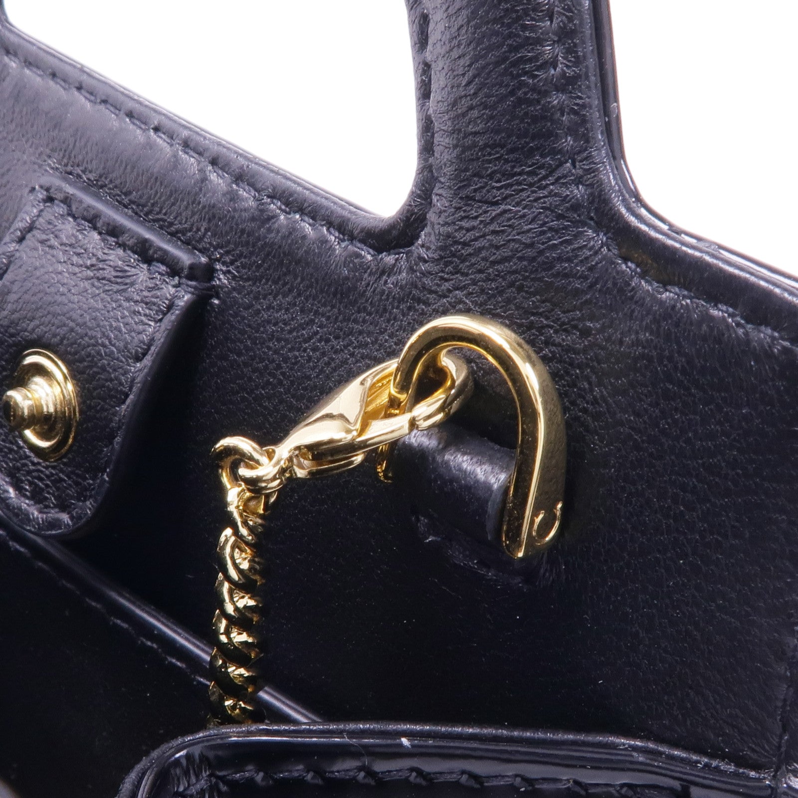 Salvatore Ferragamo 牛皮皮革Micro Wanda Bag金扣手挽肩背兩用袋