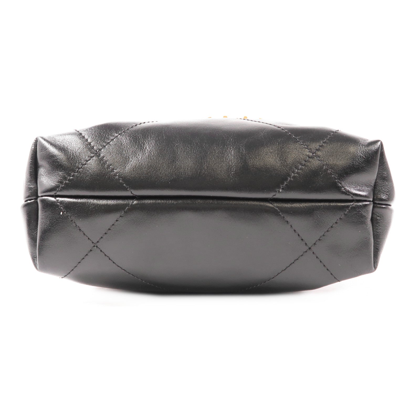 CHANEL CC GHW Chanel 22 Chain Shoulder Bag AS3980 Calfskin Leather Black