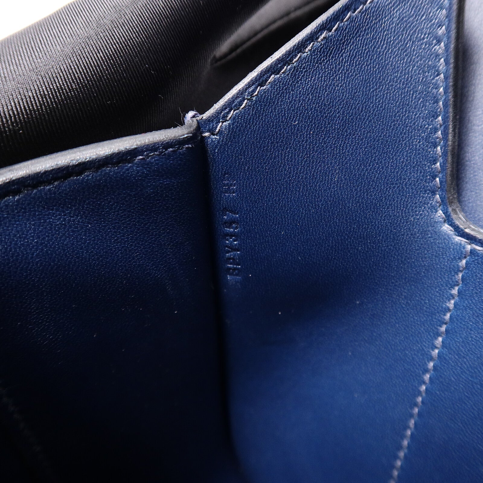 HERMES Epsom皮革Della Cavalleria Mini肩背袋Bleu Indigo