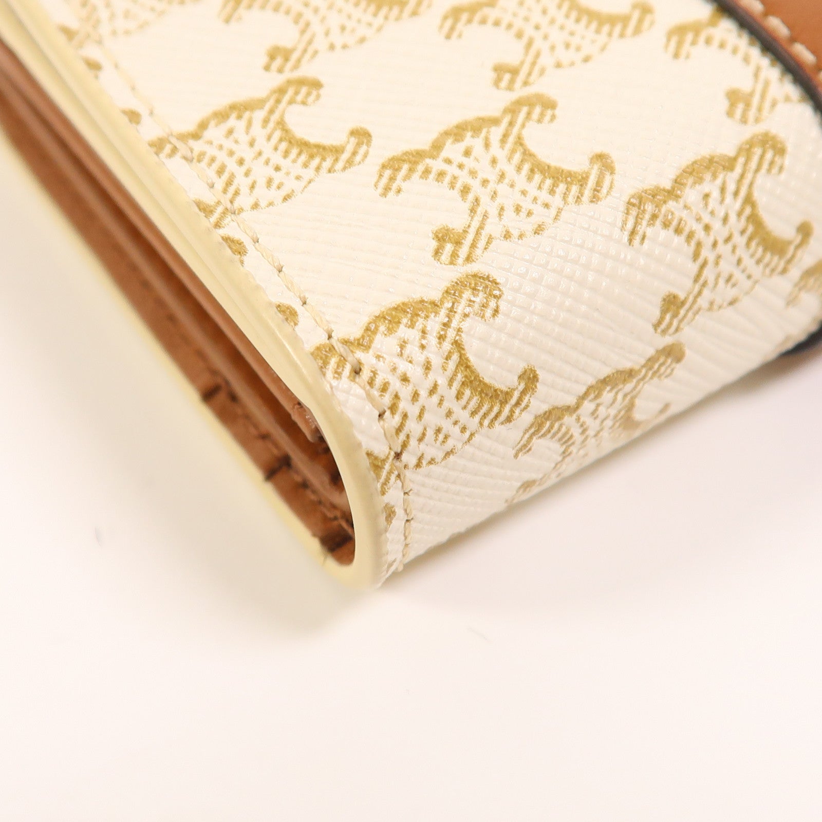 CELINE 塗層帆布Wallet金扣錢包