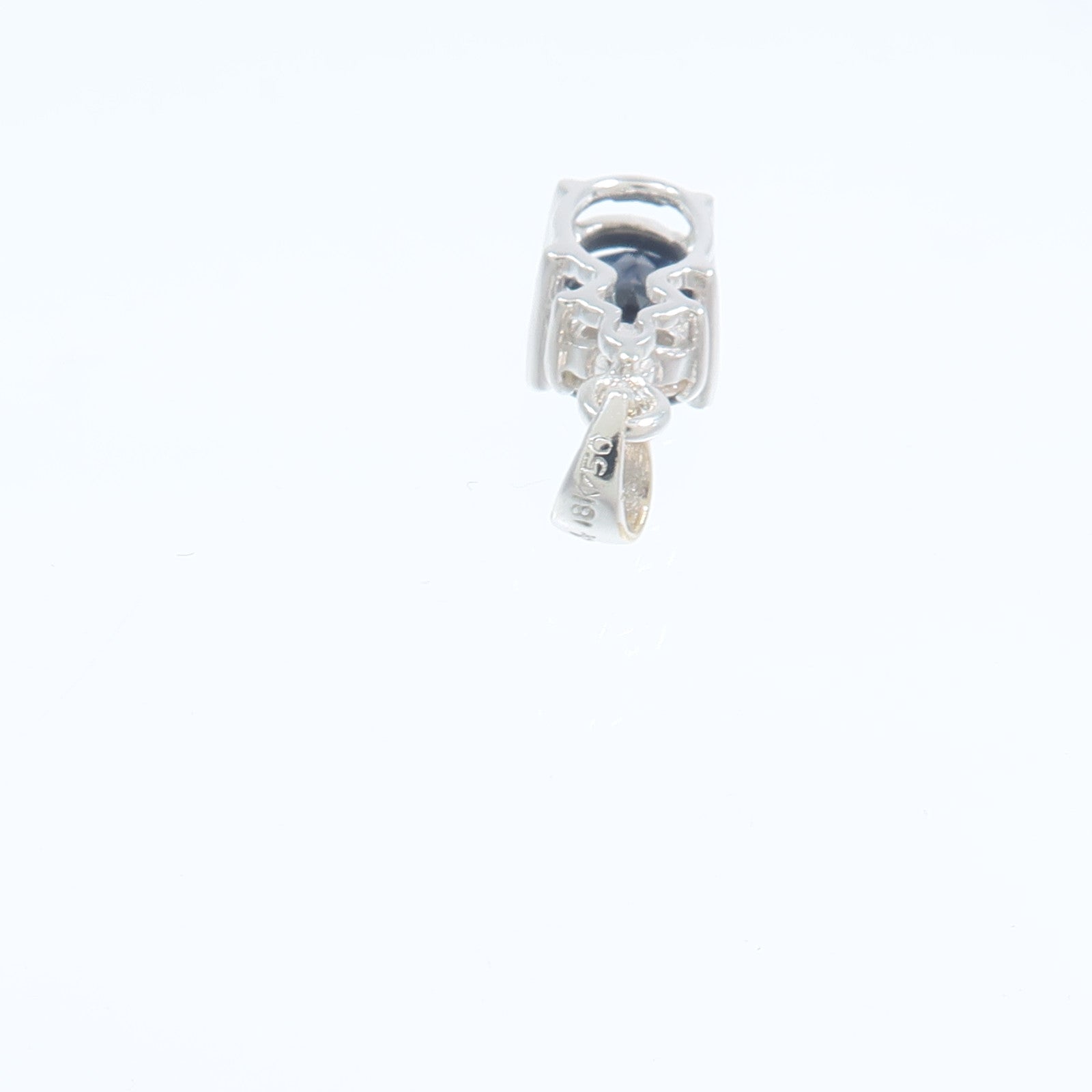 JEWELRY 18K白金Color Stone Top彩色寶石吊墜