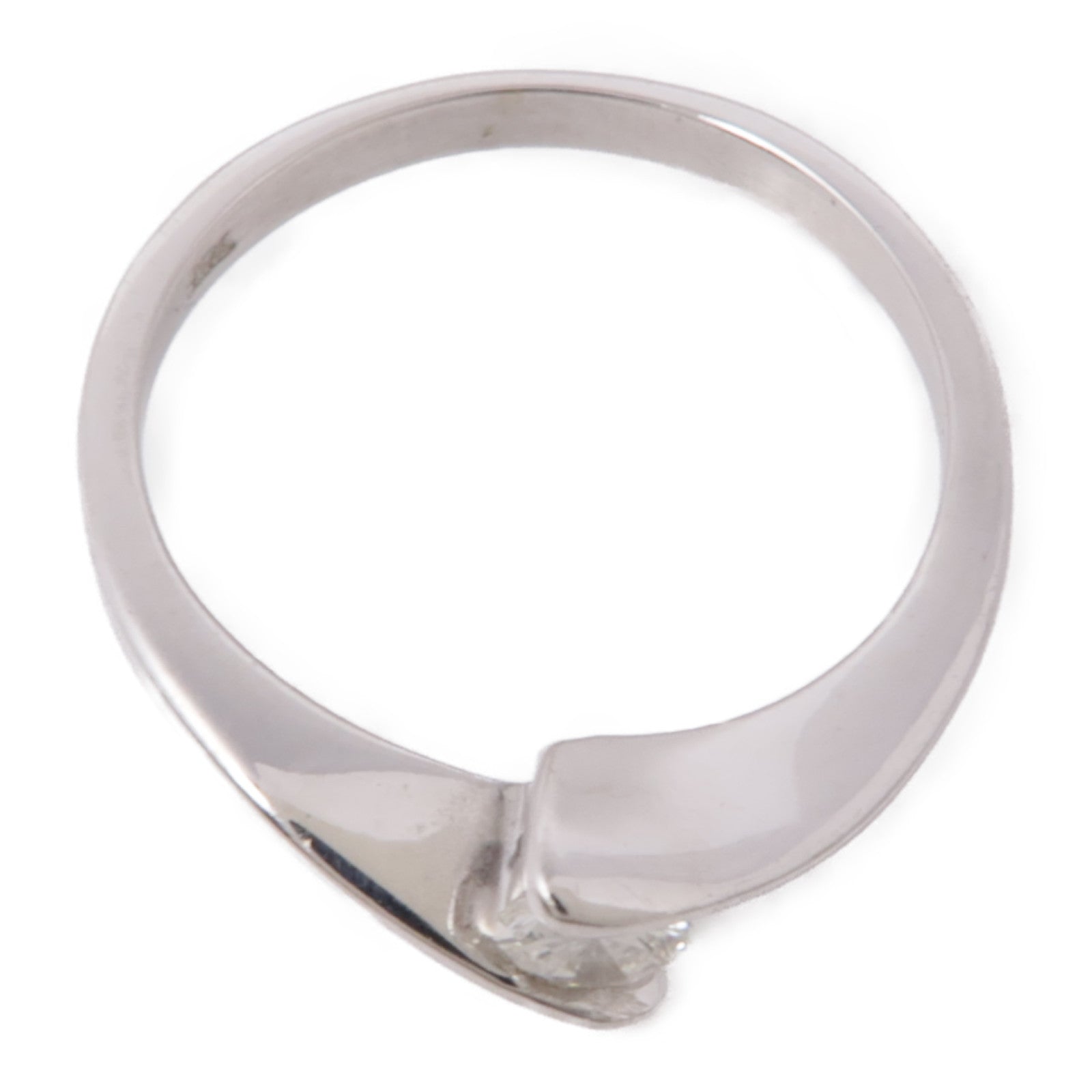 JEWELRY 【激減優惠】18K白金Diamond Ring鑽石戒指US#5.25