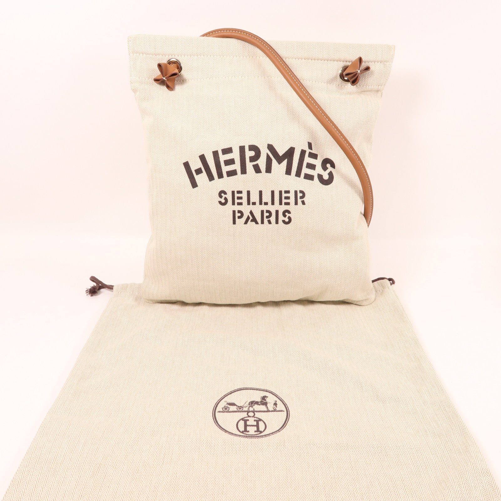HERMES 帆布Aline肩背袋