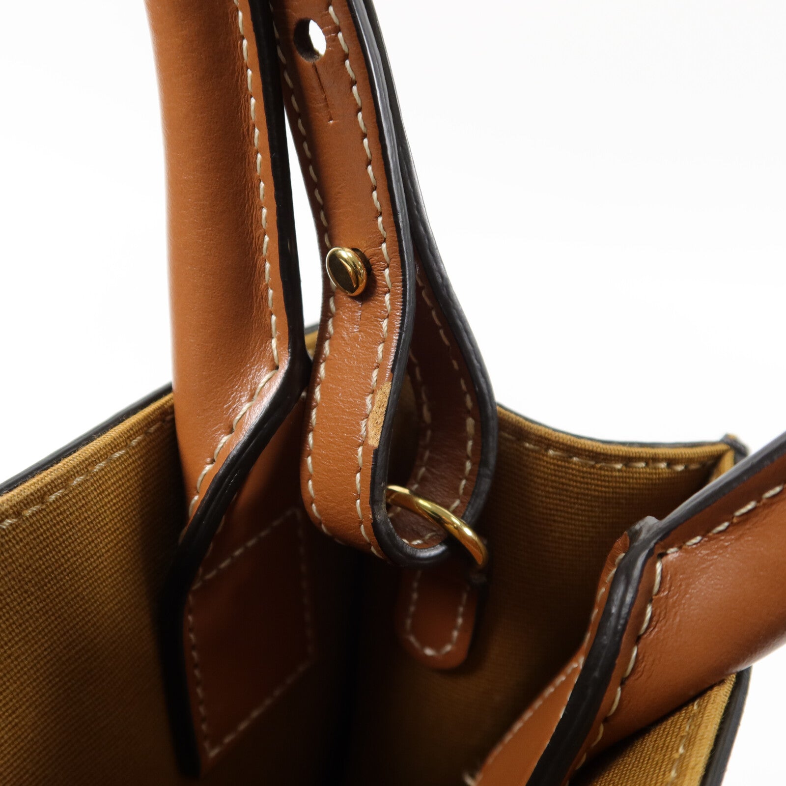 CELINE 塗層帆布Mini Vertical Cabas手挽肩背兩用袋